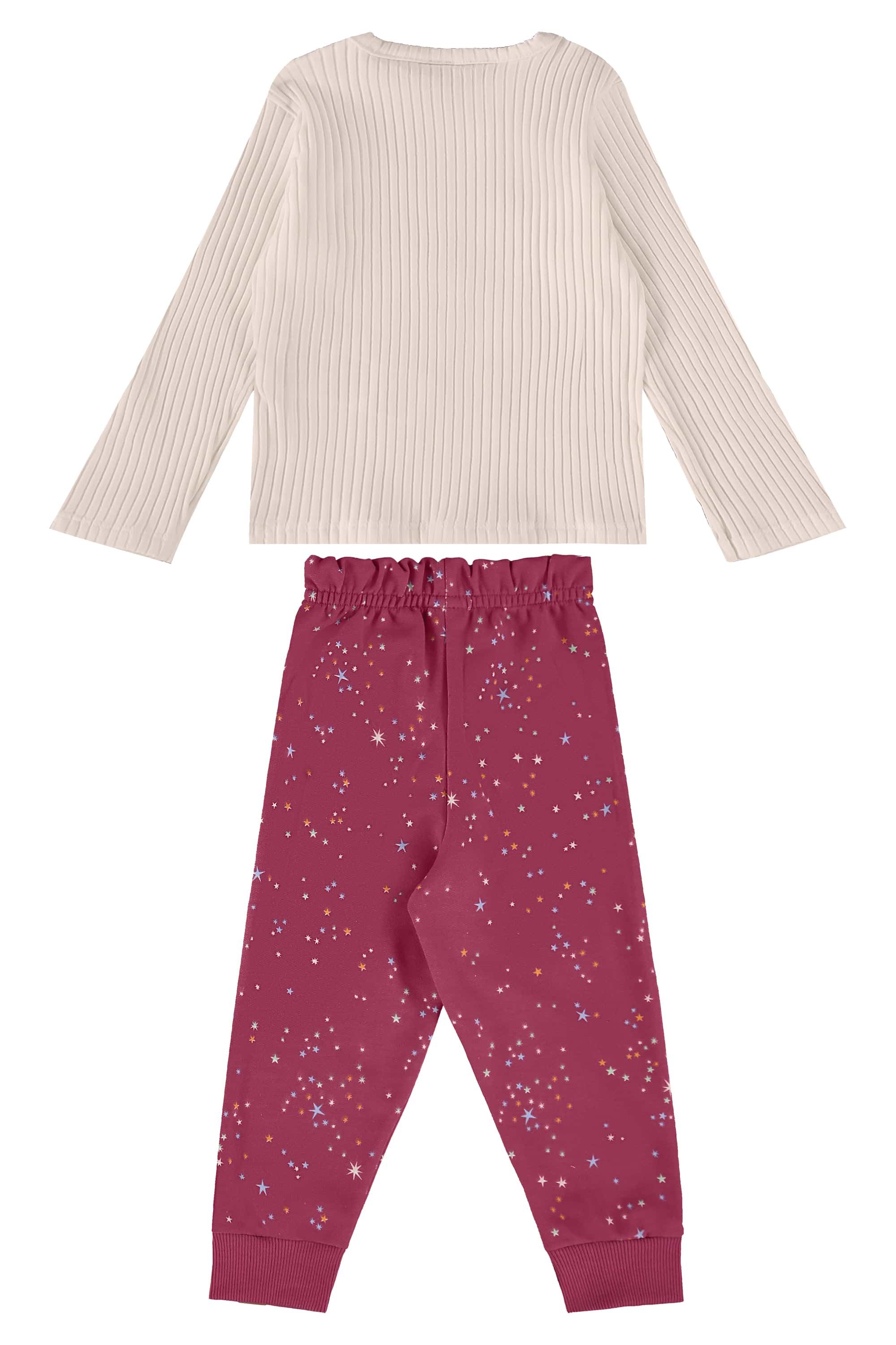 Conjunto Infantil Femininas com Blusa e Calça (Rosa) Bee Loop - Imagem 34