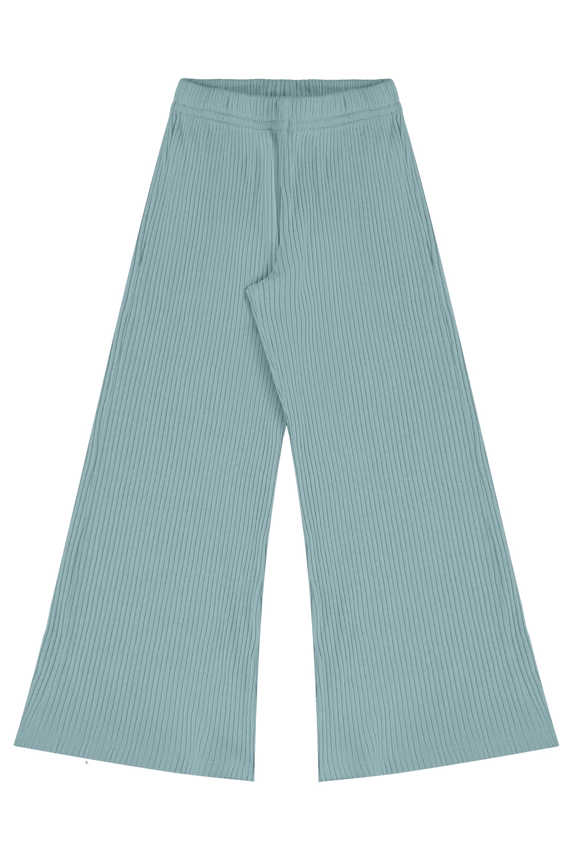 Conjunto Infantil com Blusa Cropped e Calça (Azul) Bee Loop - Imagem 21