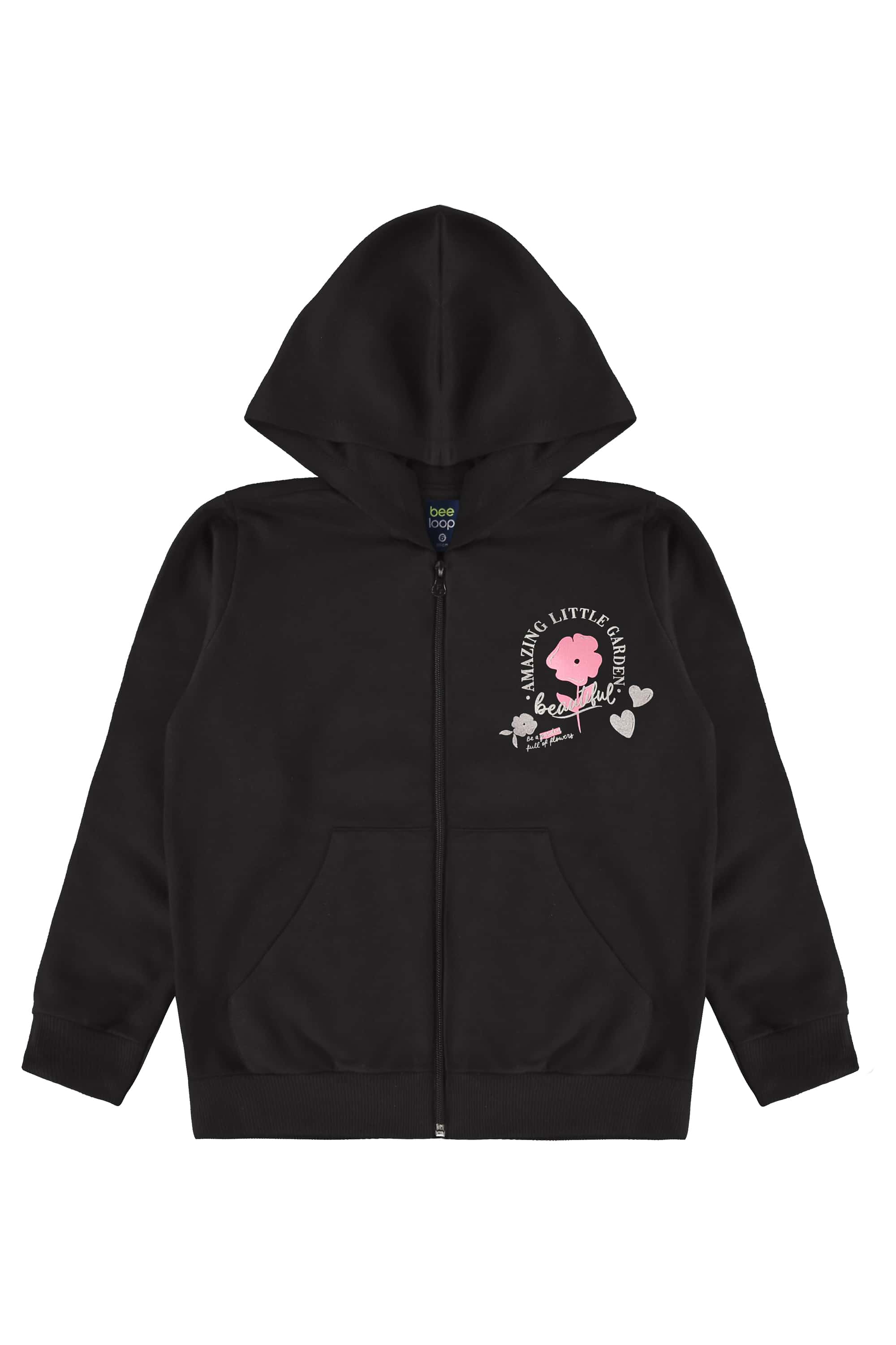 Conjunto Jaqueta e Calça Legging Molecotton para Meninas (Preto) Bee Loop - Imagem 43