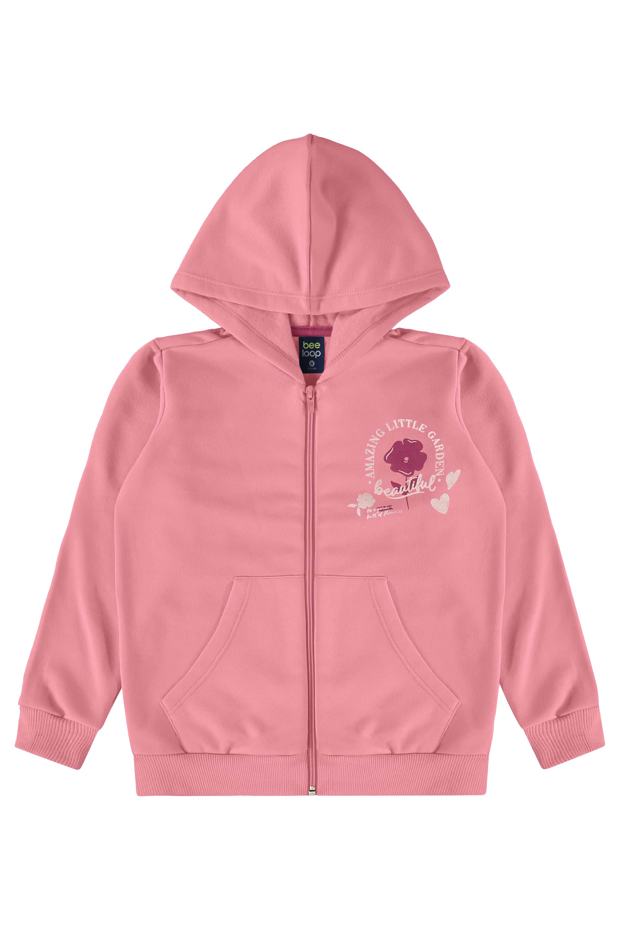 Conjunto Jaqueta e Calça Legging Molecotton para Meninas (Rosa) Bee Loop - Imagem 8