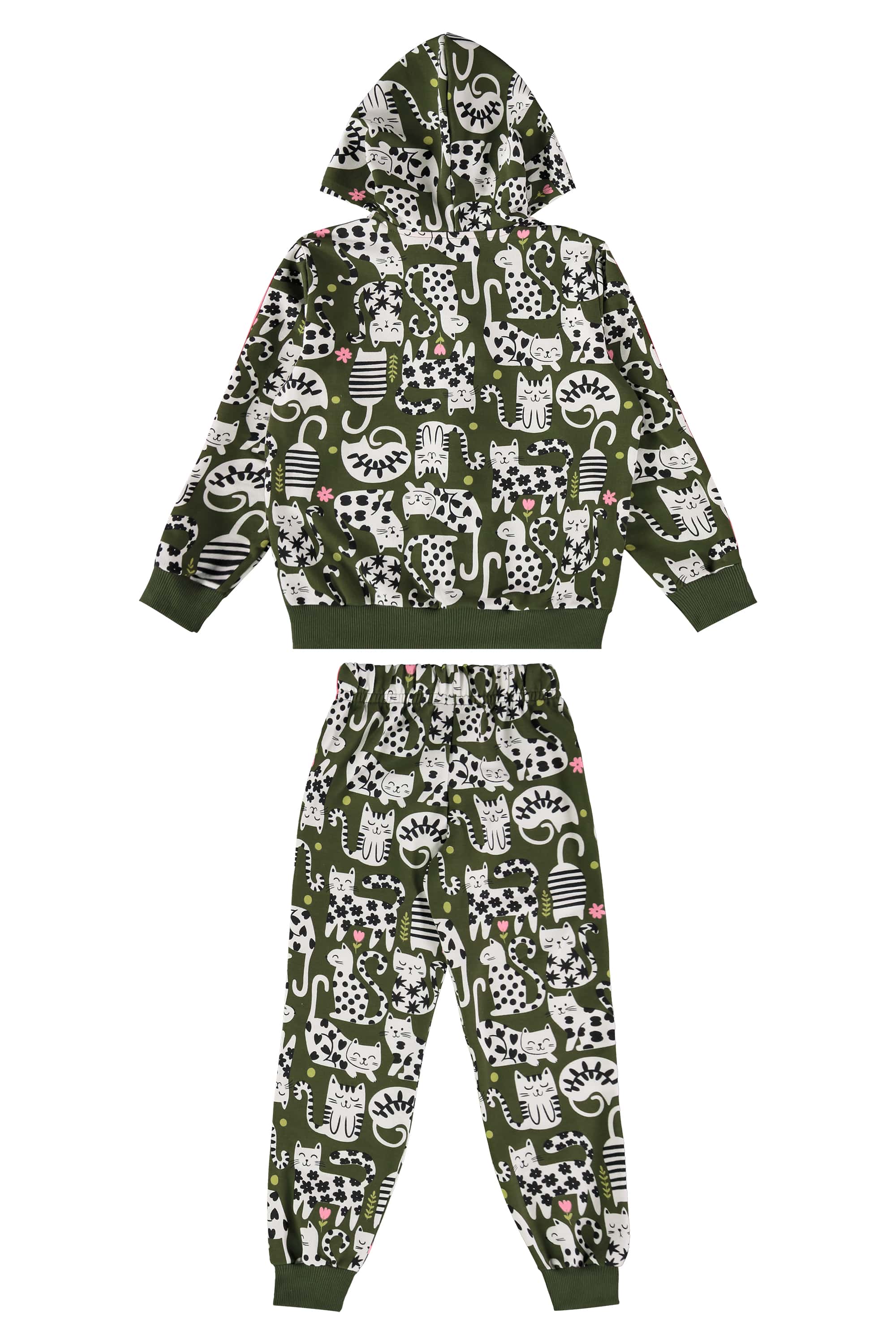 Conjunto Infantil Jaqueta e Calça Moletom Sem Felpa (Verde) Bee Loop - Imagem 28
