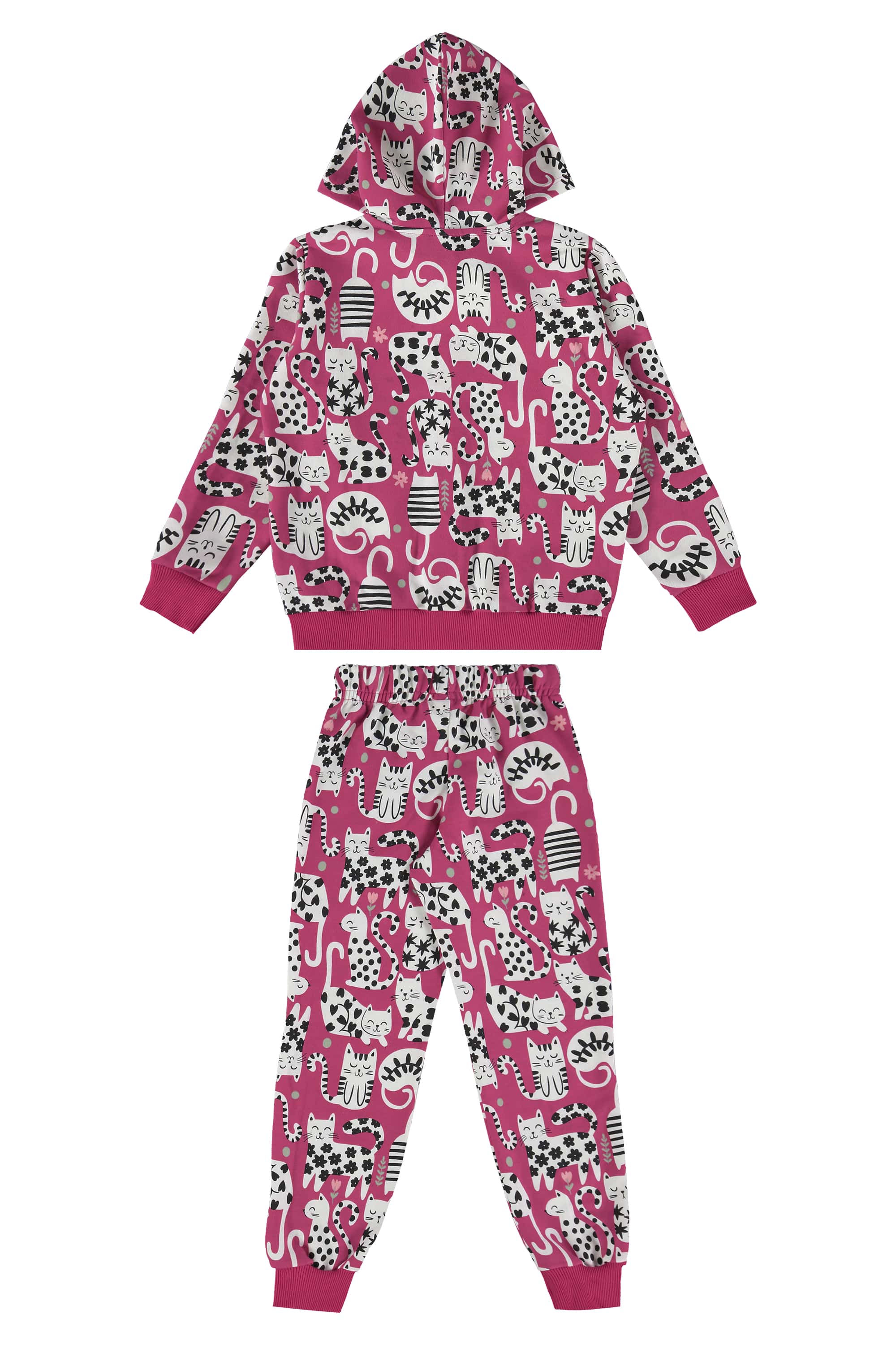Conjunto Infantil Jaqueta e Calça Moletom Sem Felpa (Rosa) Bee Loop - Imagem 34