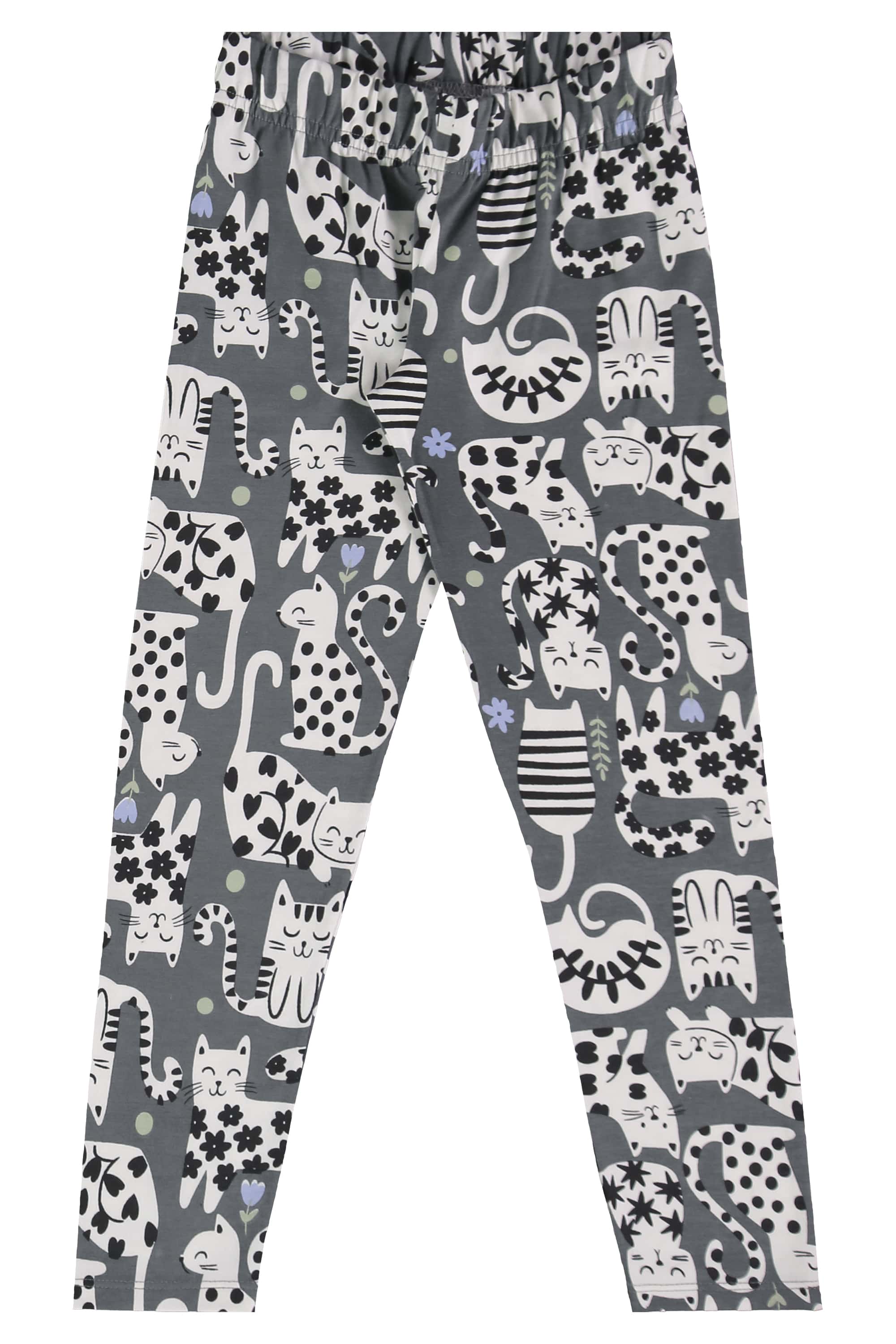 Conjunto para Meninas Blusa Meia Malha e Calça Legging em Cotton (Verde Claro) Bee Loop - Imagem 18