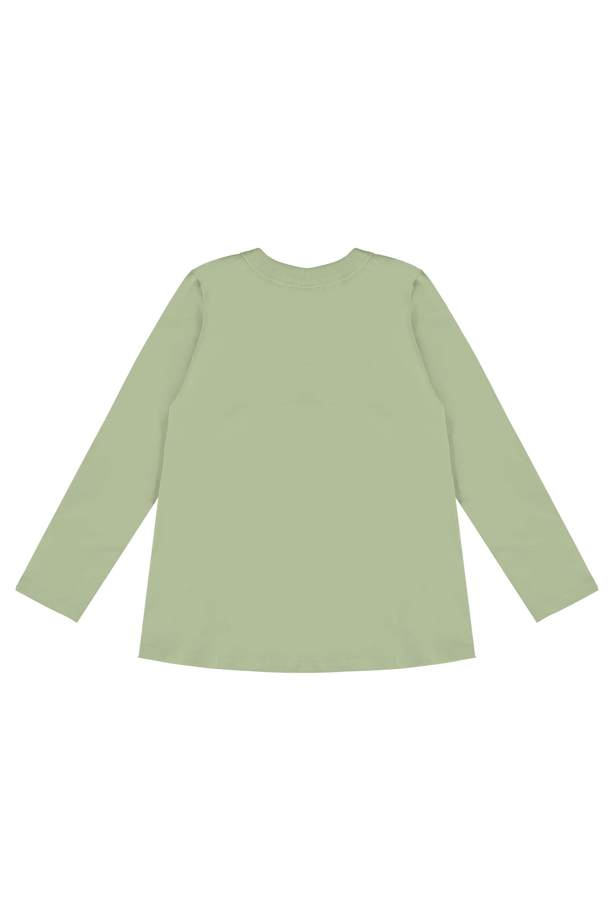 Conjunto para Meninas Blusa Meia Malha e Calça Legging em Cotton (Verde Claro) Bee Loop - Imagem 6