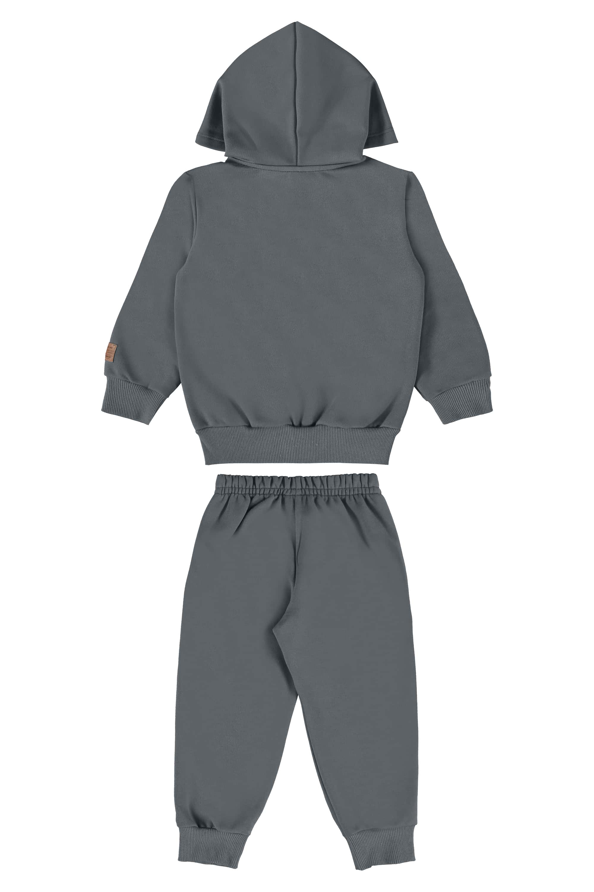 Conjunto Infantil Jaqueta e Calça Moletom para Meninos (Cinza) Bee Loop - Imagem 4