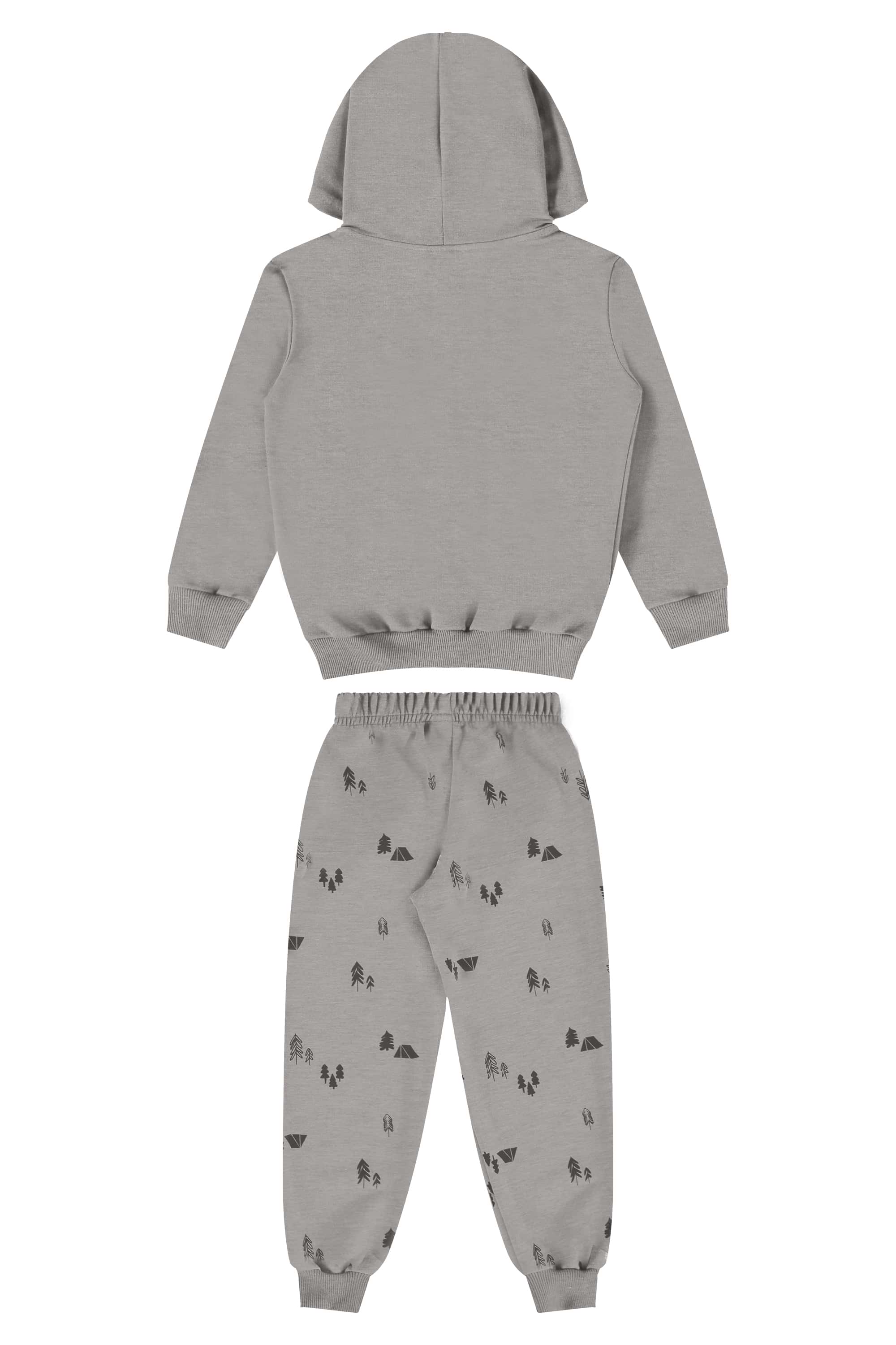 Conjunto Infantil em Moletom com Blusão e Calça (Cinza) Bee Loop - Imagem 22