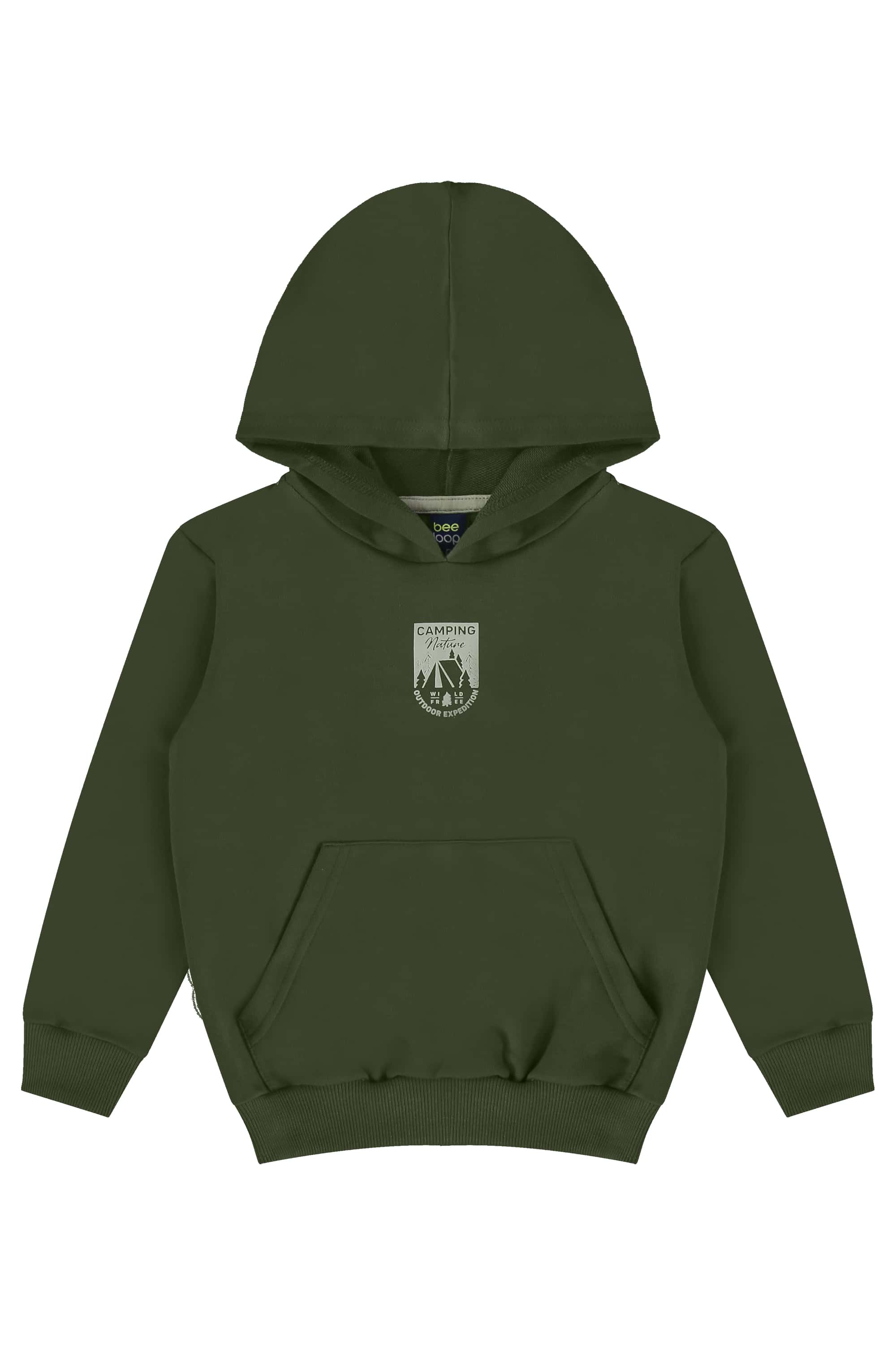 Conjunto Infantil em Moletom com Blusão e Calça (Verde) Bee Loop - Imagem 2