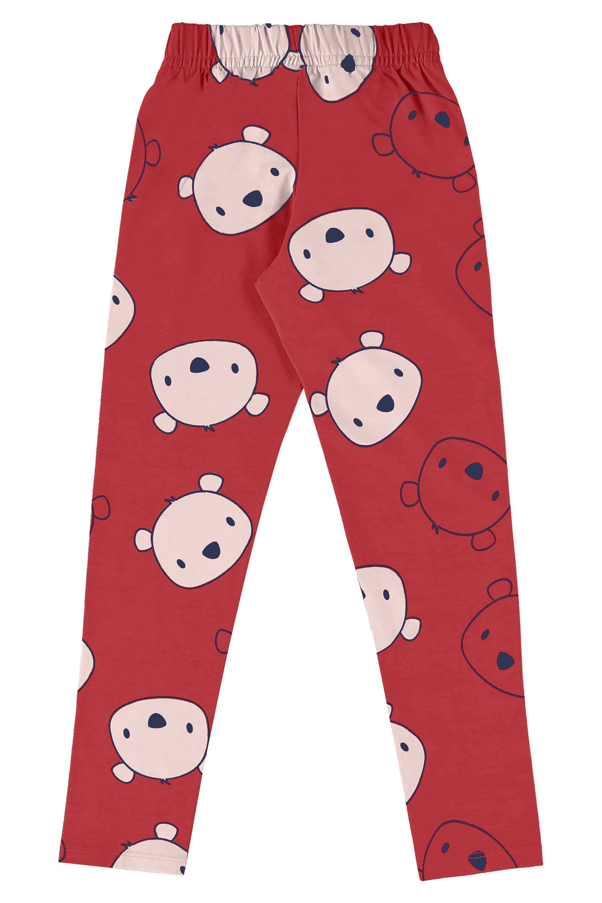 Calça Legging em Cotton Infantil (Vermelho) Bee Loop - Imagem 2