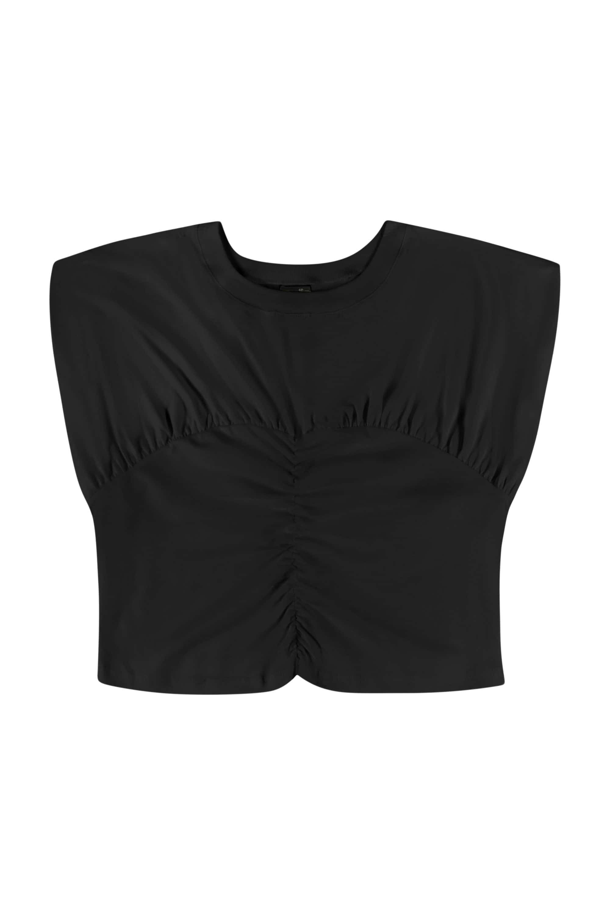 Blusa Corset Juvenil para Menina (Preto) Gloss - Imagem 14