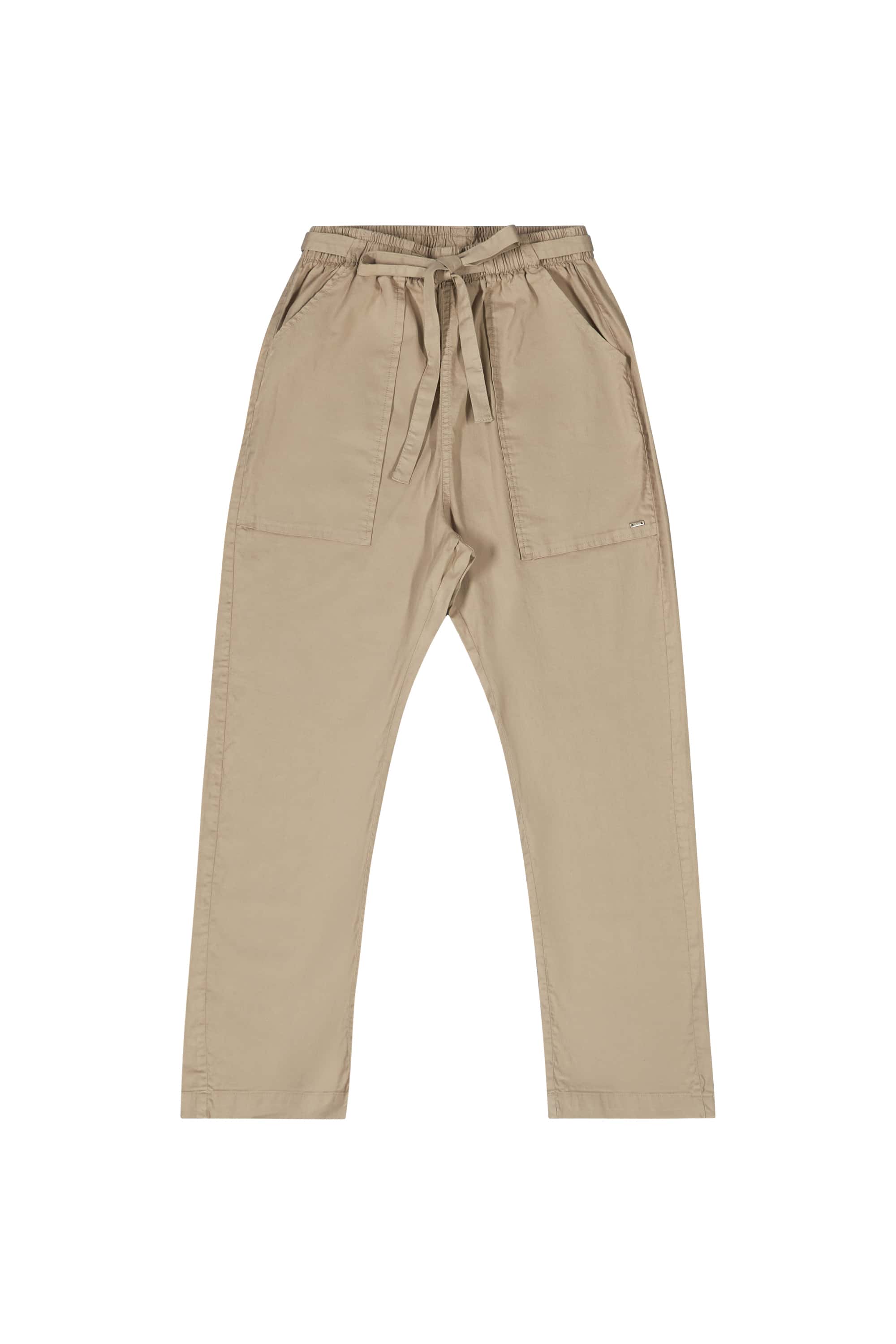 Calça Juvenil para Menina em Sarja (Marrom) Gloss - Imagem 2