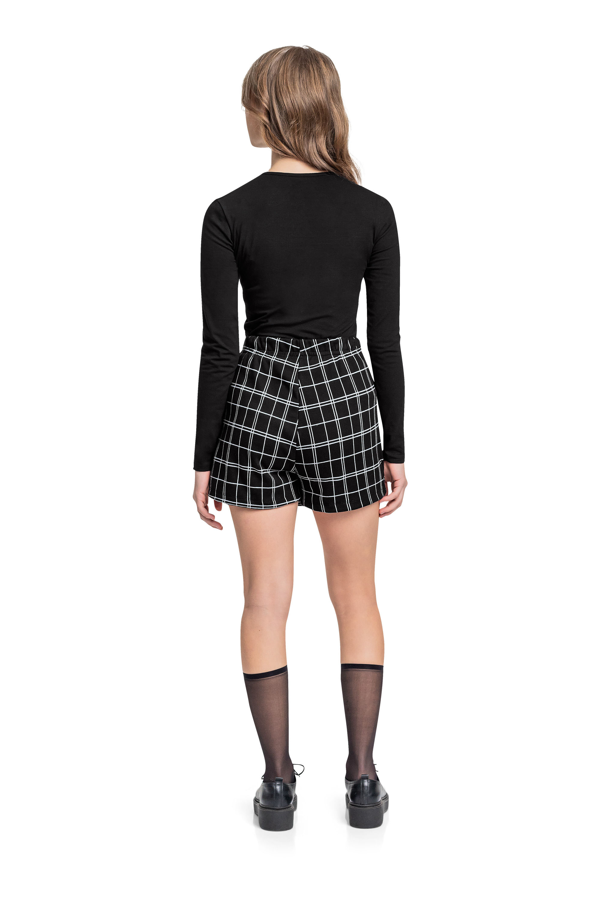 Blusa Manga Longa Juvenil com Strass (Preto) Gloss - Imagem 19