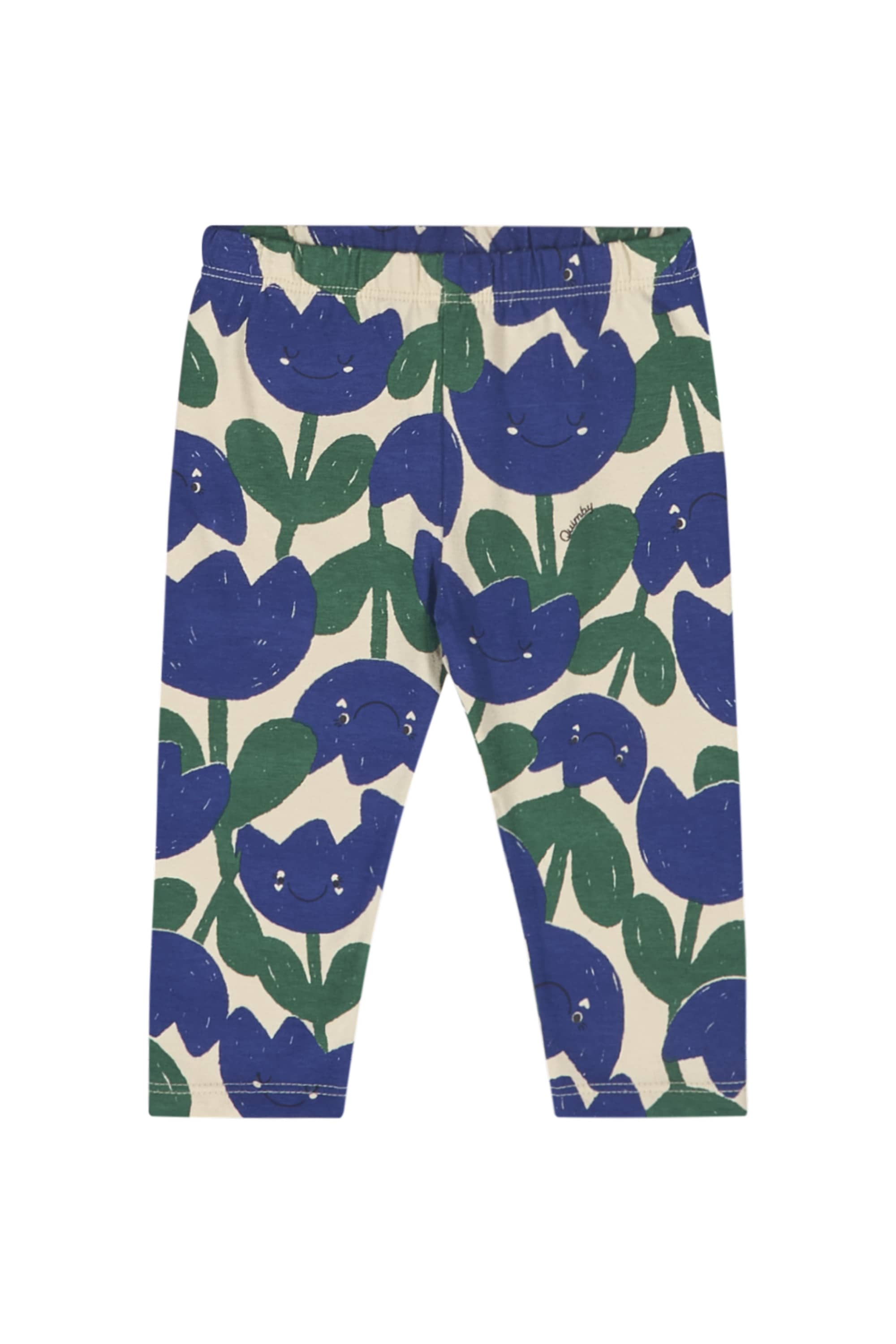 Conjunto com Blusa Manga Longa e Legging para Bebê Menina (Bege) Quimby - Imagem 10