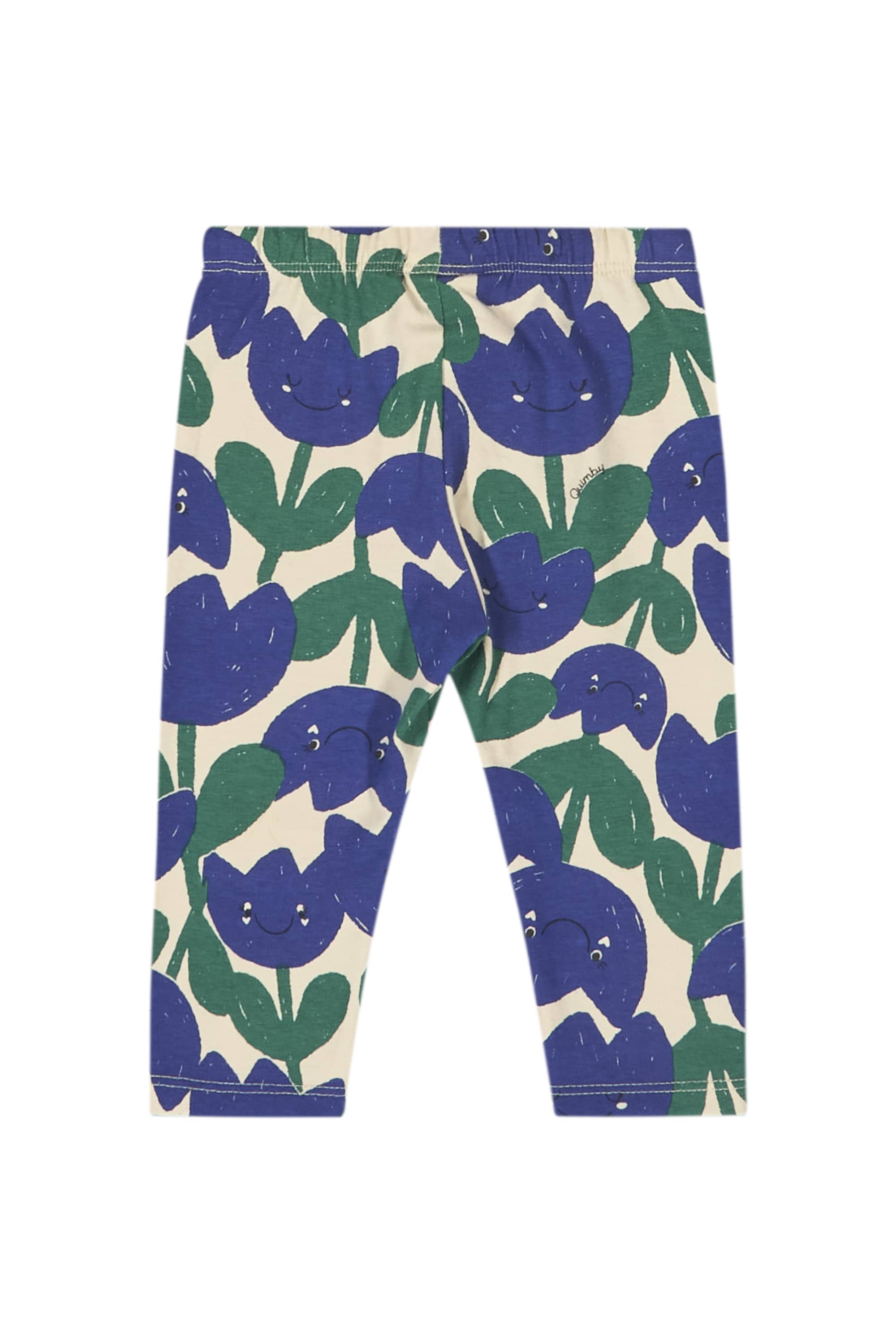 Conjunto com Blusa Manga Longa e Legging para Bebê Menina (Bege) Quimby - Imagem 36