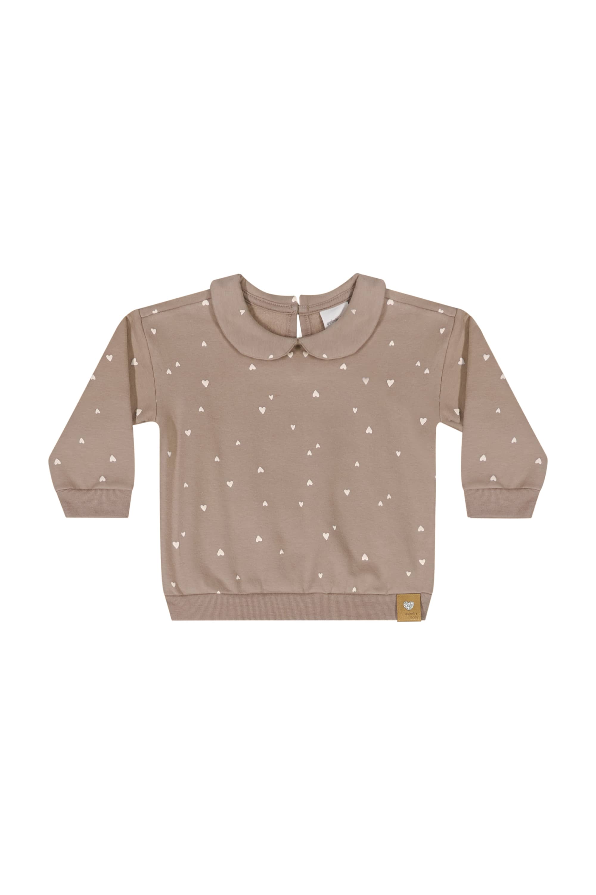Conjunto com Blusão e Calça em Molecotton para Bebê Menina (Marrom) Quimby - Imagem 31