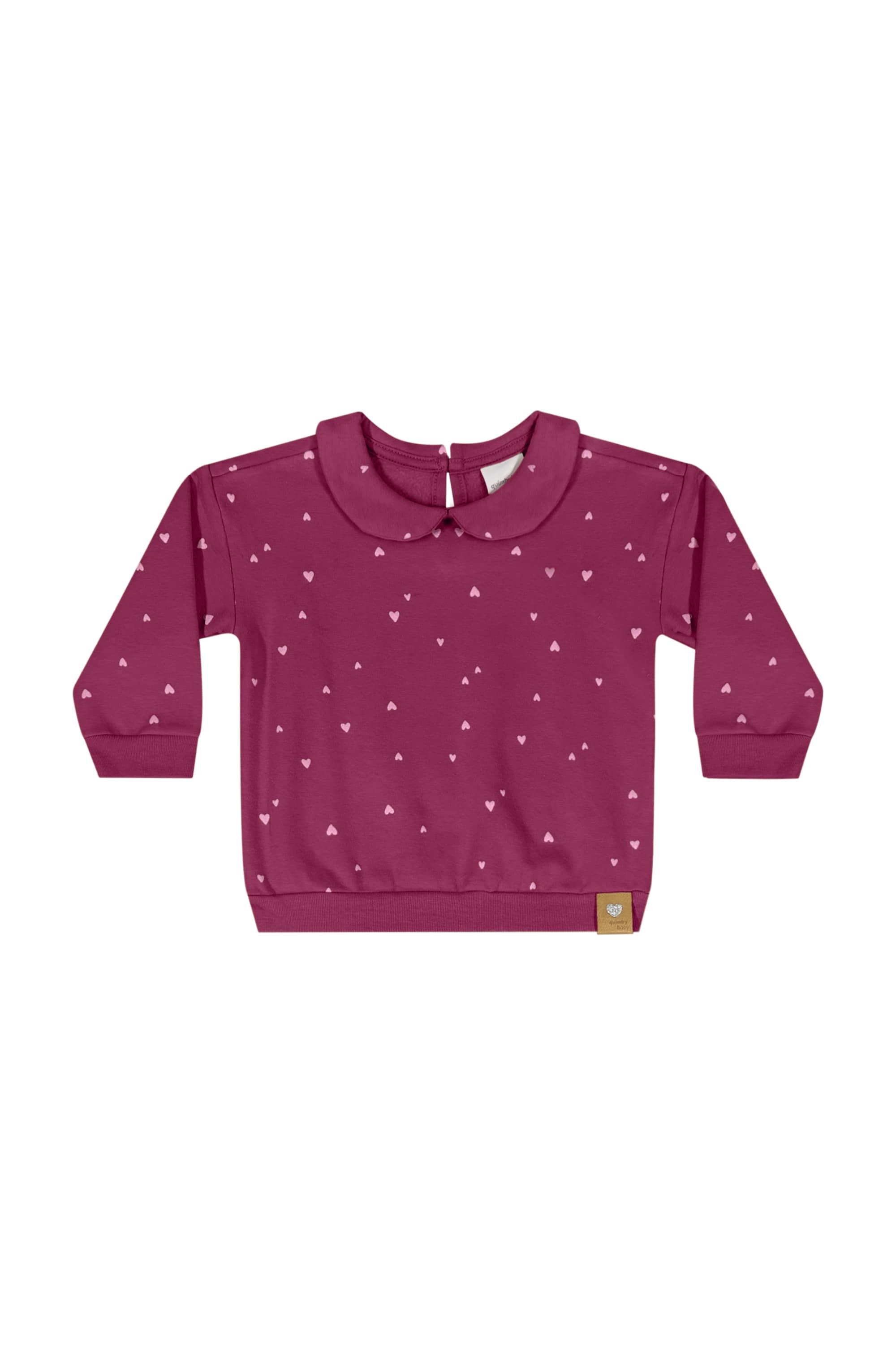 Conjunto com Blusão e Calça em Molecotton para Bebê Menina (Rosa) Quimby - Imagem 27