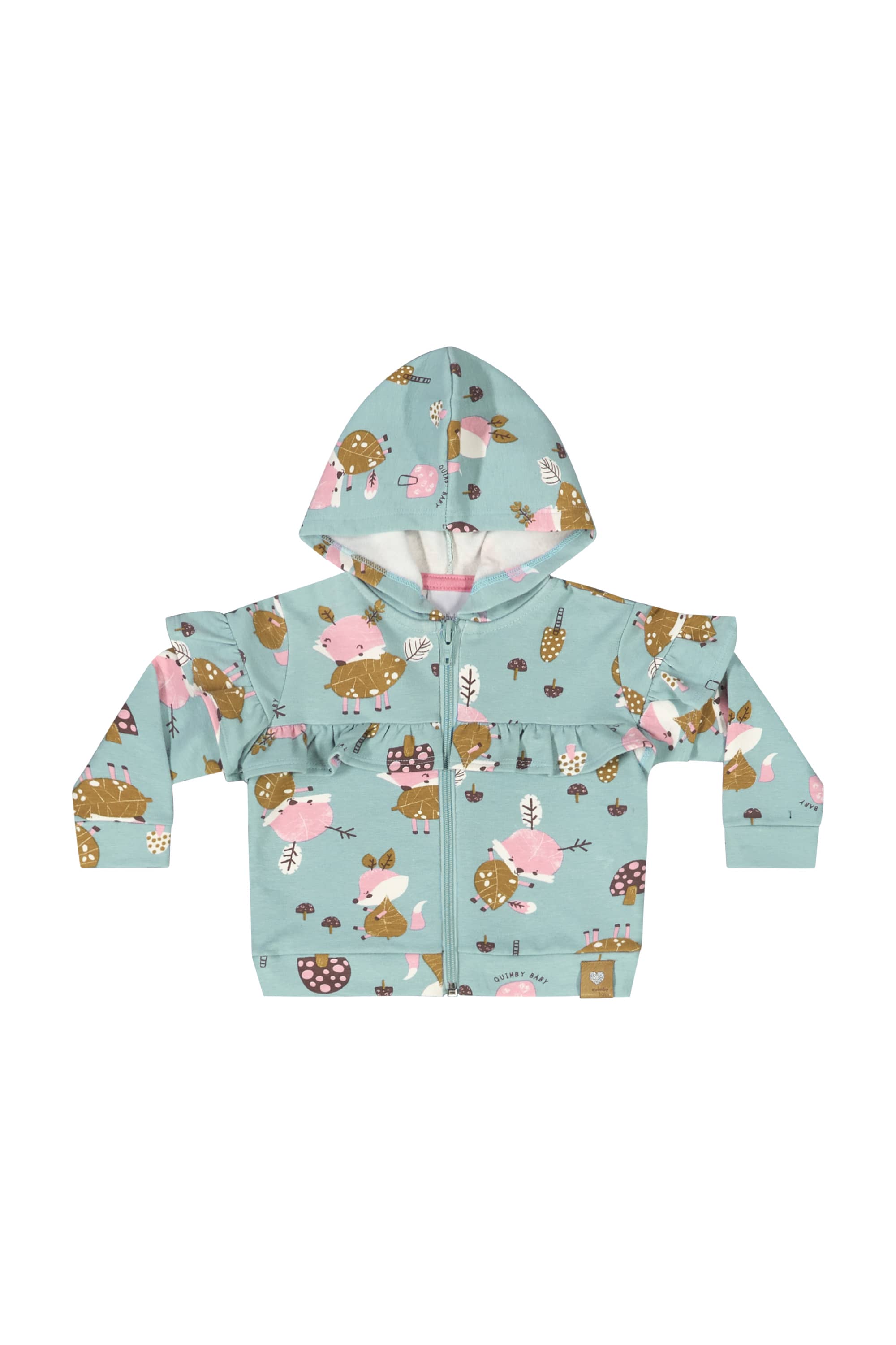 Conjunto com Jaqueta e Calça para Bebê Menina (Azul) Quimby - Imagem 31