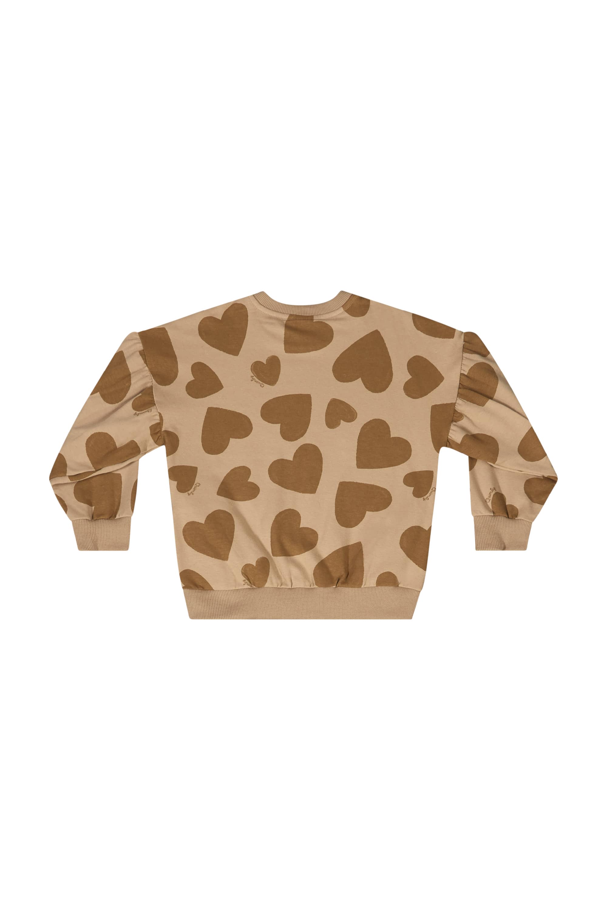 Conjunto com Blusão e Calça em Molecotton para Menina (Marrom) Quimby - Imagem 17