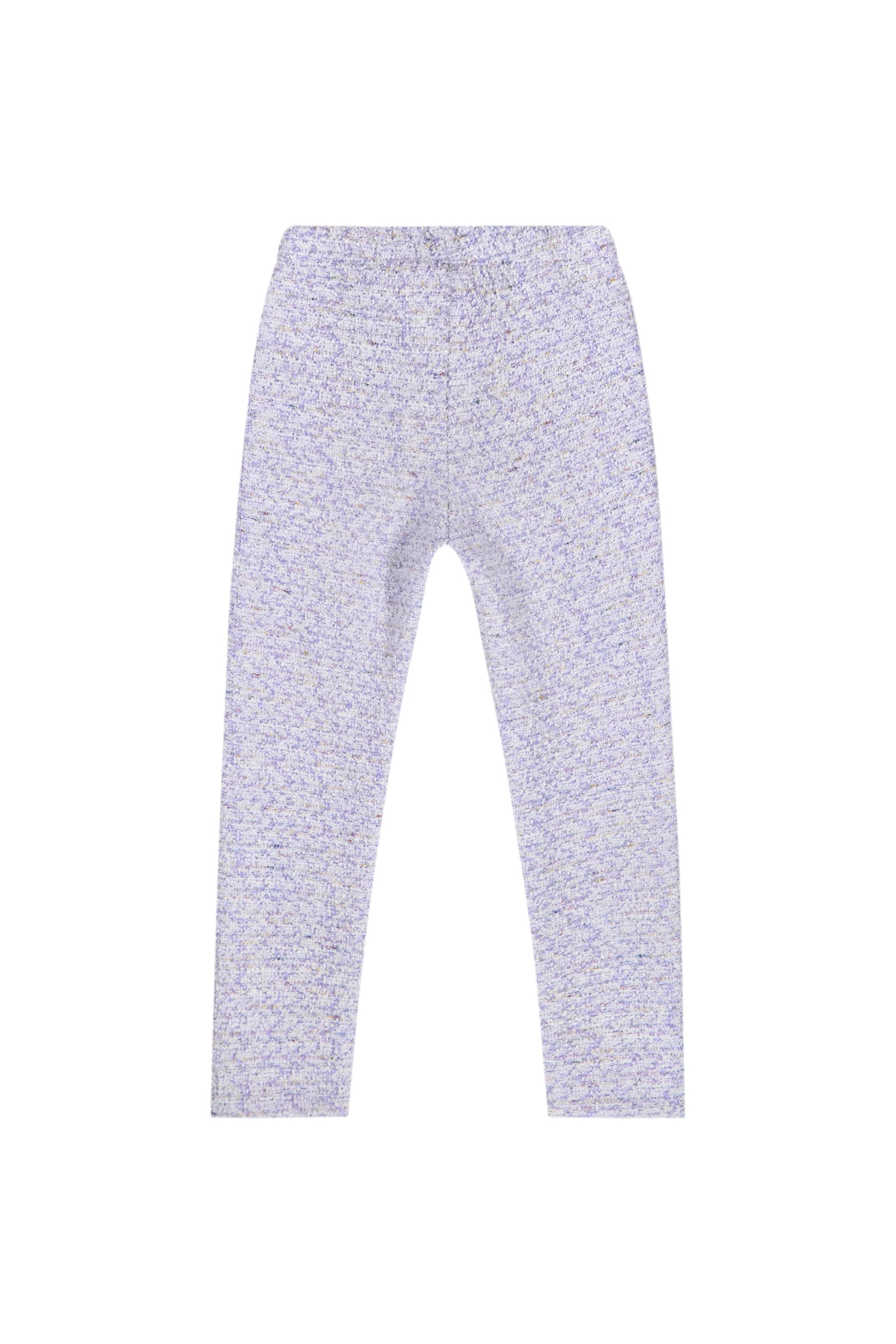 Conjunto com Blusão em Moletom e Legging para Menina (Roxo) Quimby - Imagem 42