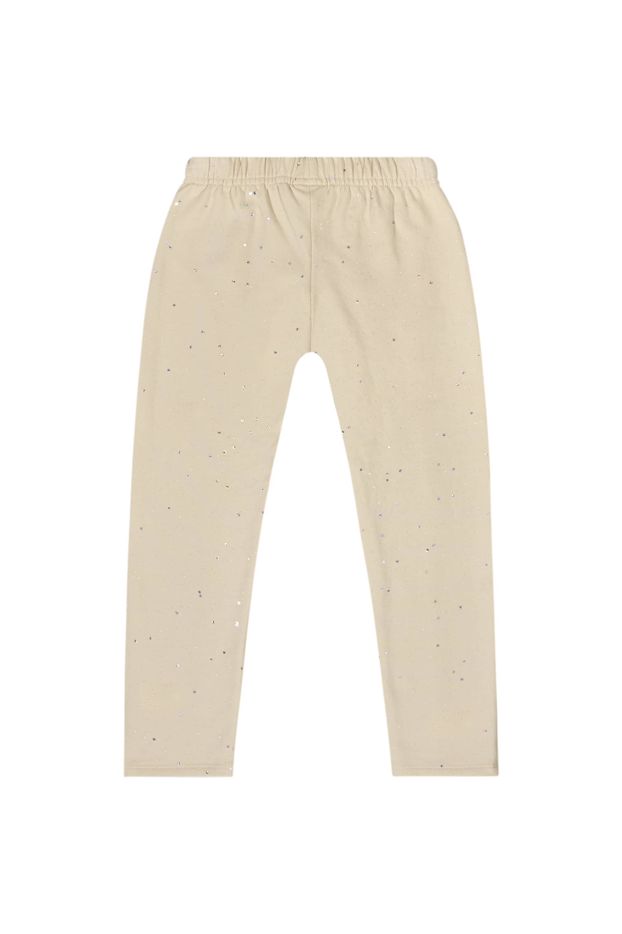 Calça Legging com Glitter para Menina (Bege) Quimby - Imagem 18