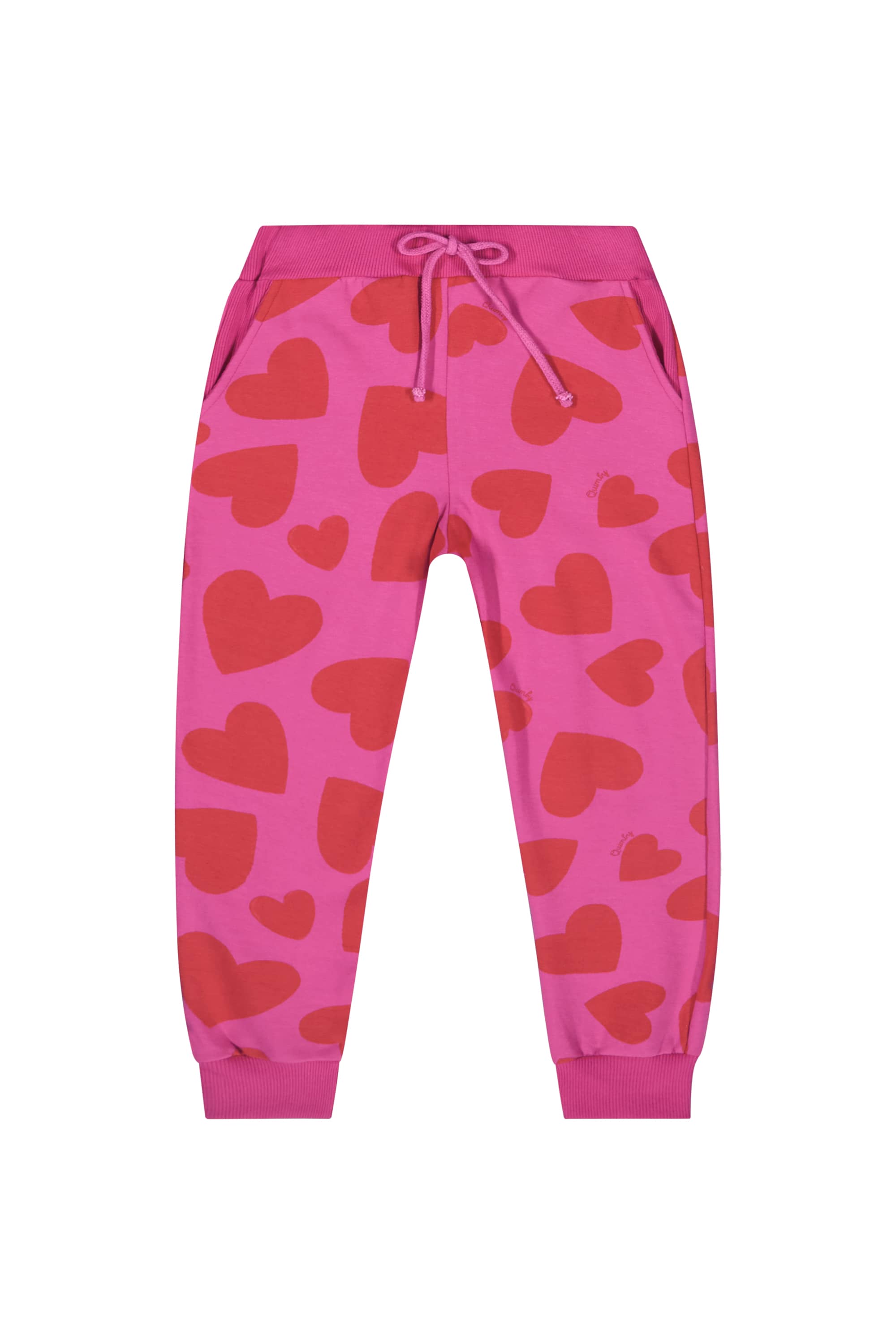 Conjunto com Jaqueta e Calça com Corações para Menina (Rosa) Quimby - Imagem 34