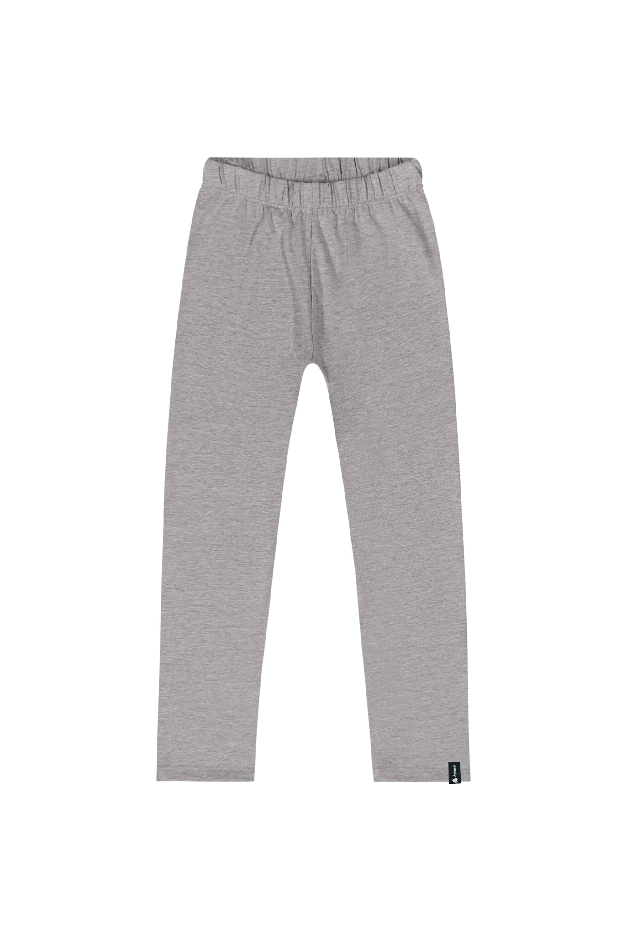 Calça Legging Básica em Cotton para Menina (Cinza) Quimby
