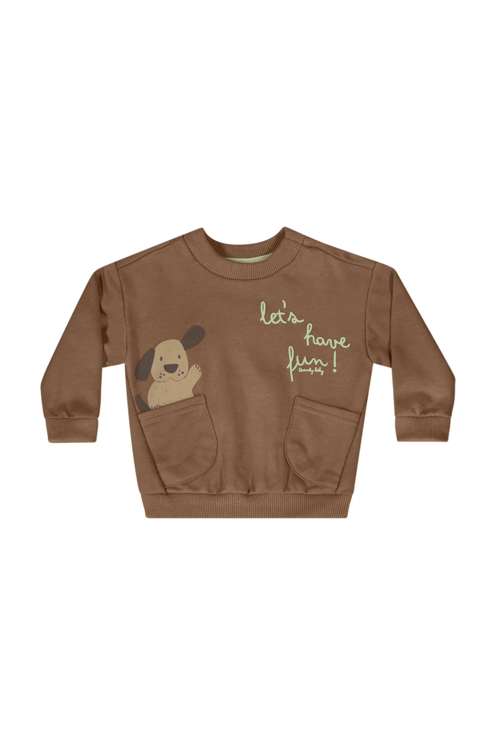 Conjunto de Cachorrinho em Moletom com Blusão e Calça para Bebê Menino (Marrom) Quimby - Imagem 21