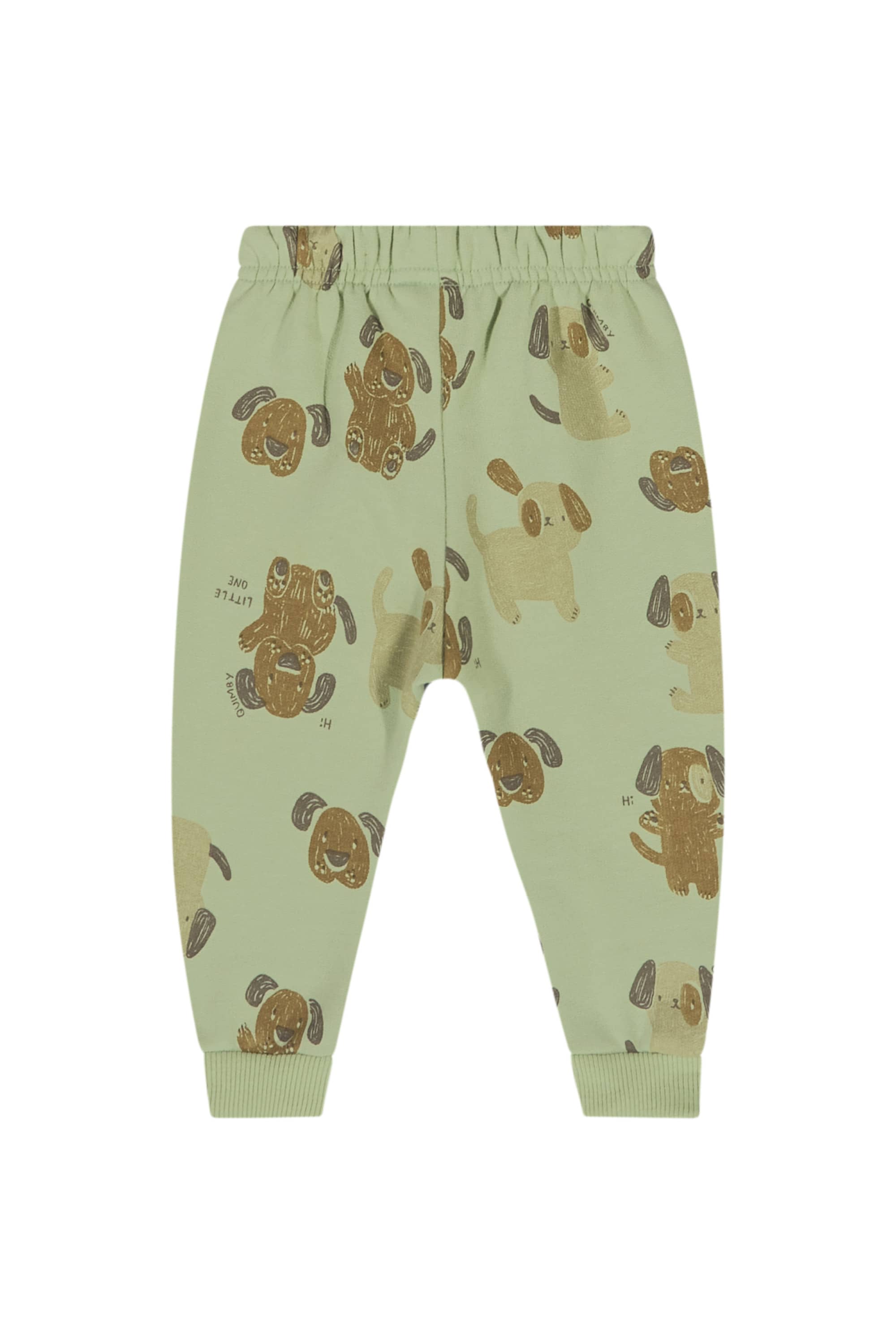 Conjunto de Cachorrinho em Moletom com Blusão e Calça para Bebê Menino (Marrom) Quimby - Imagem 36