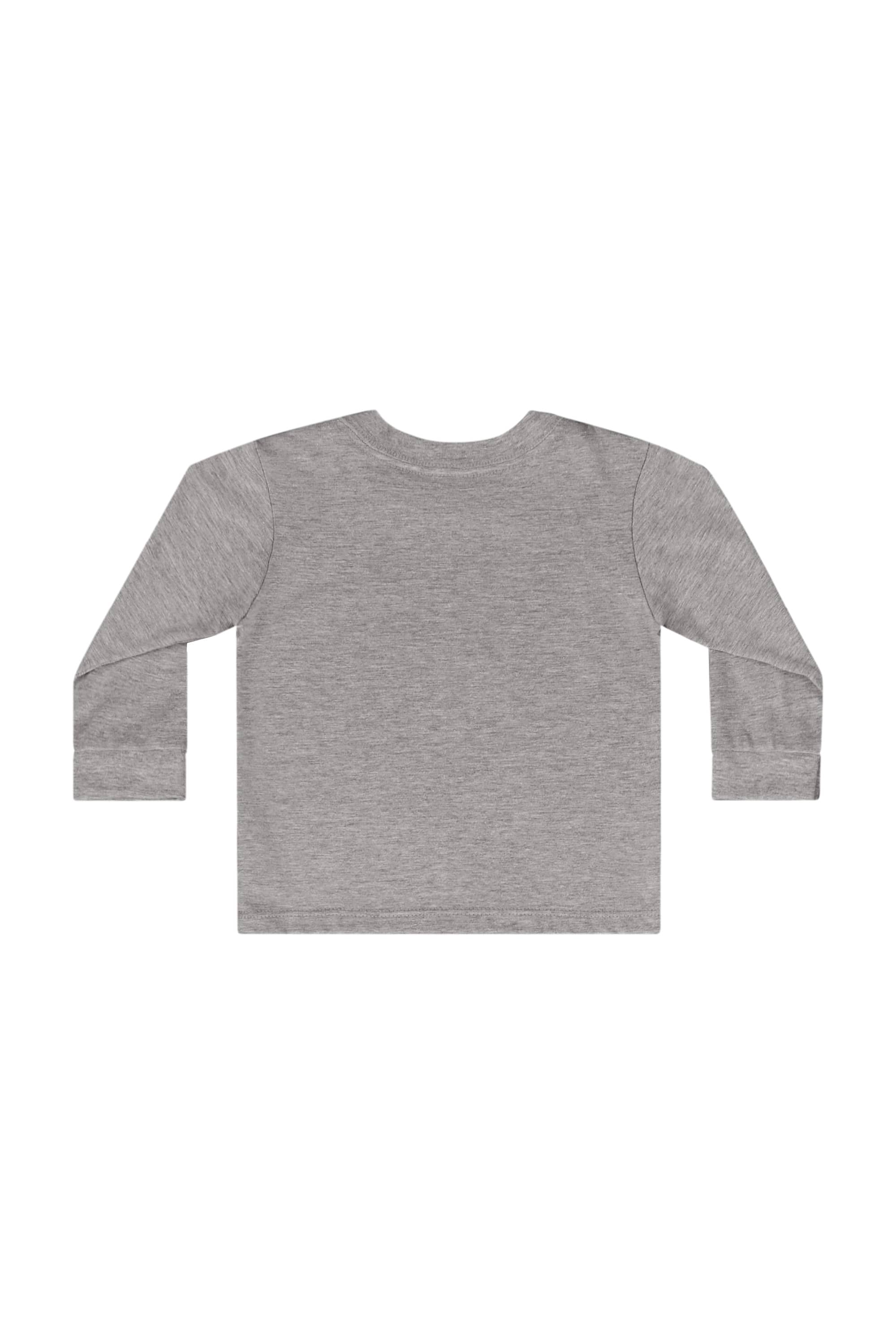 Conjunto com Camiseta Manga Longa e Calça com Suspensório para Bebê Menino (Cinza) Quimby - Imagem 29