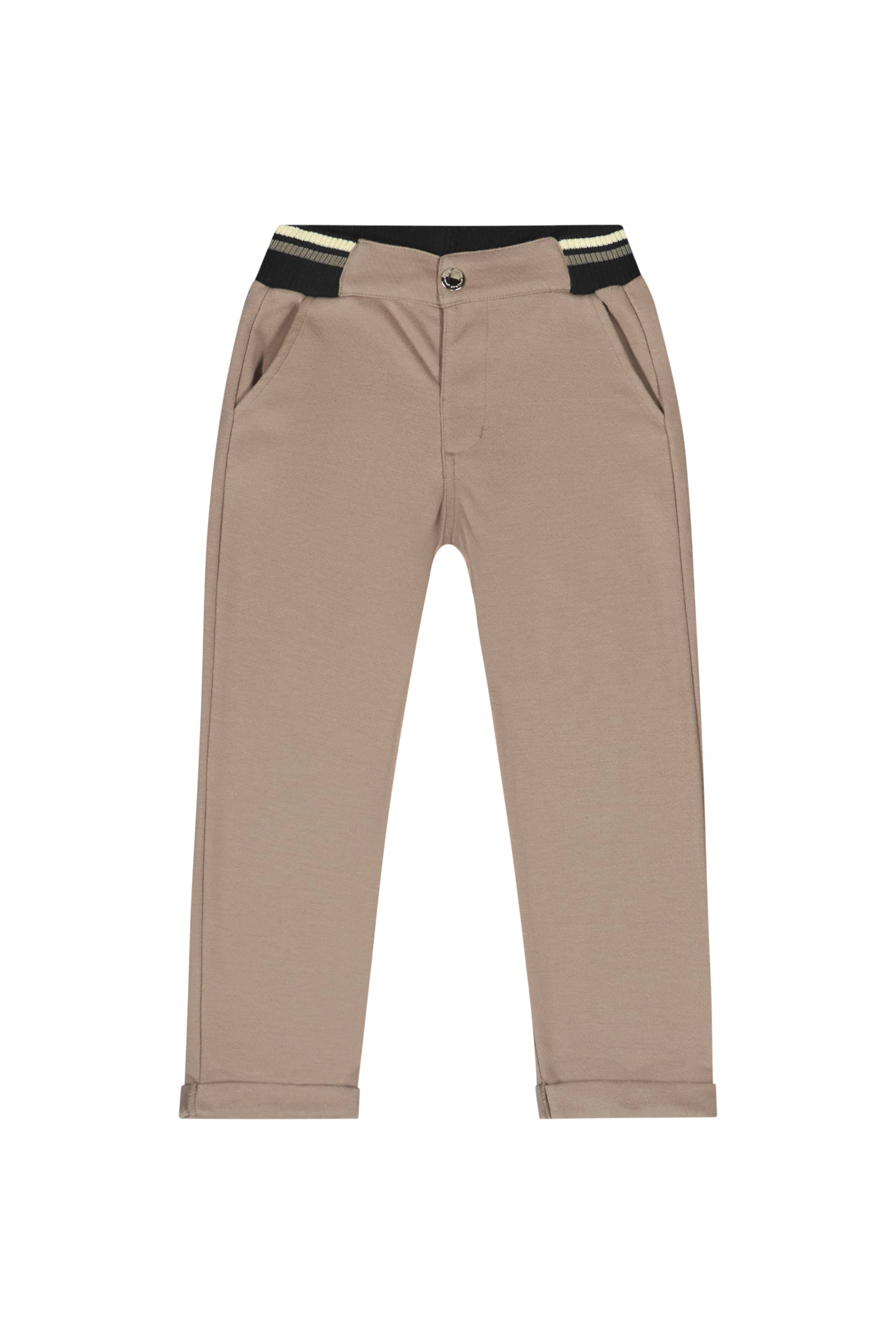 Calça em Moletom Alfaiataria para Menino (Marrom) Quimby - Imagem 2