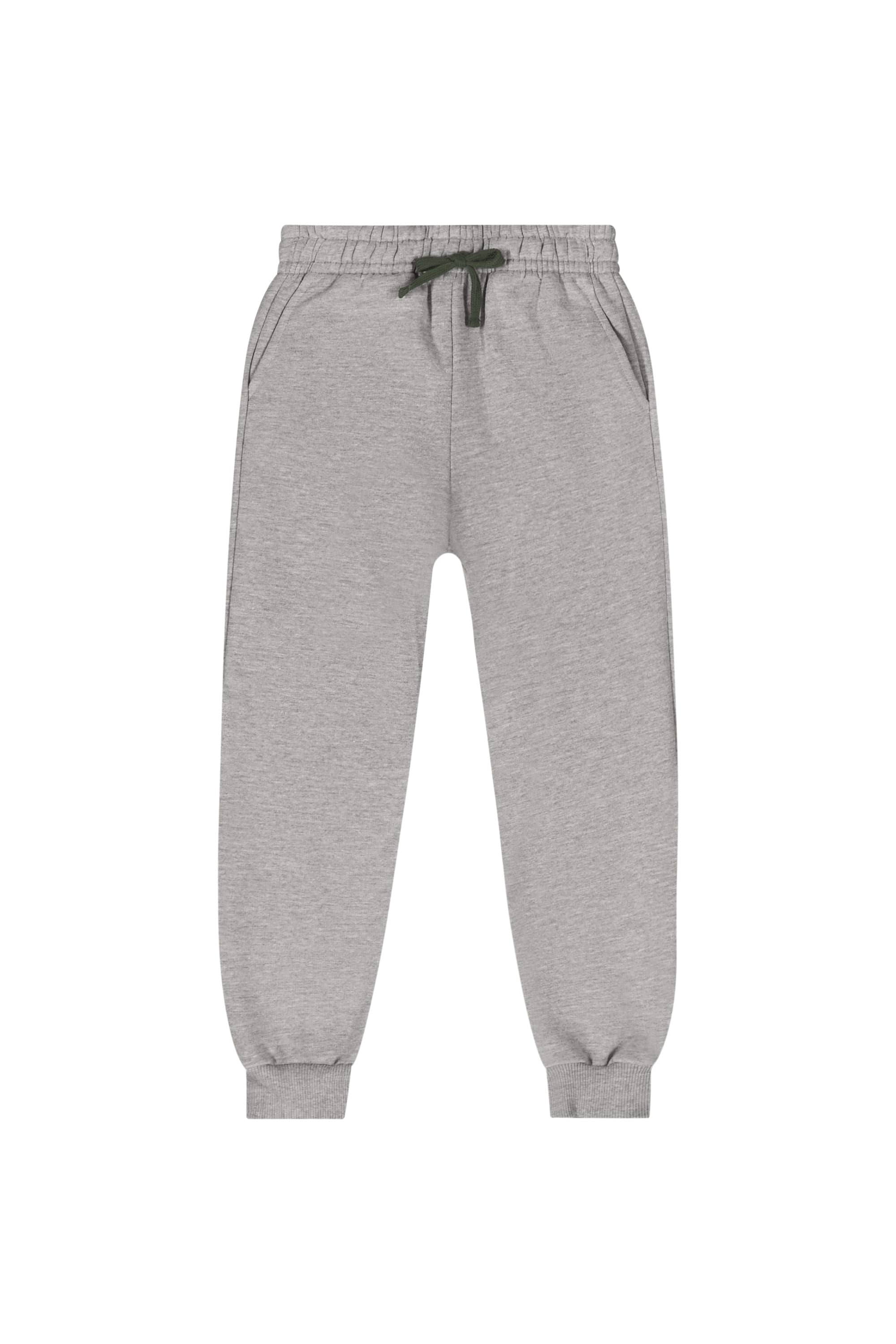Conjunto com Blusão e Calça em Moletom para Menino (Cinza) Quimby - Imagem 46