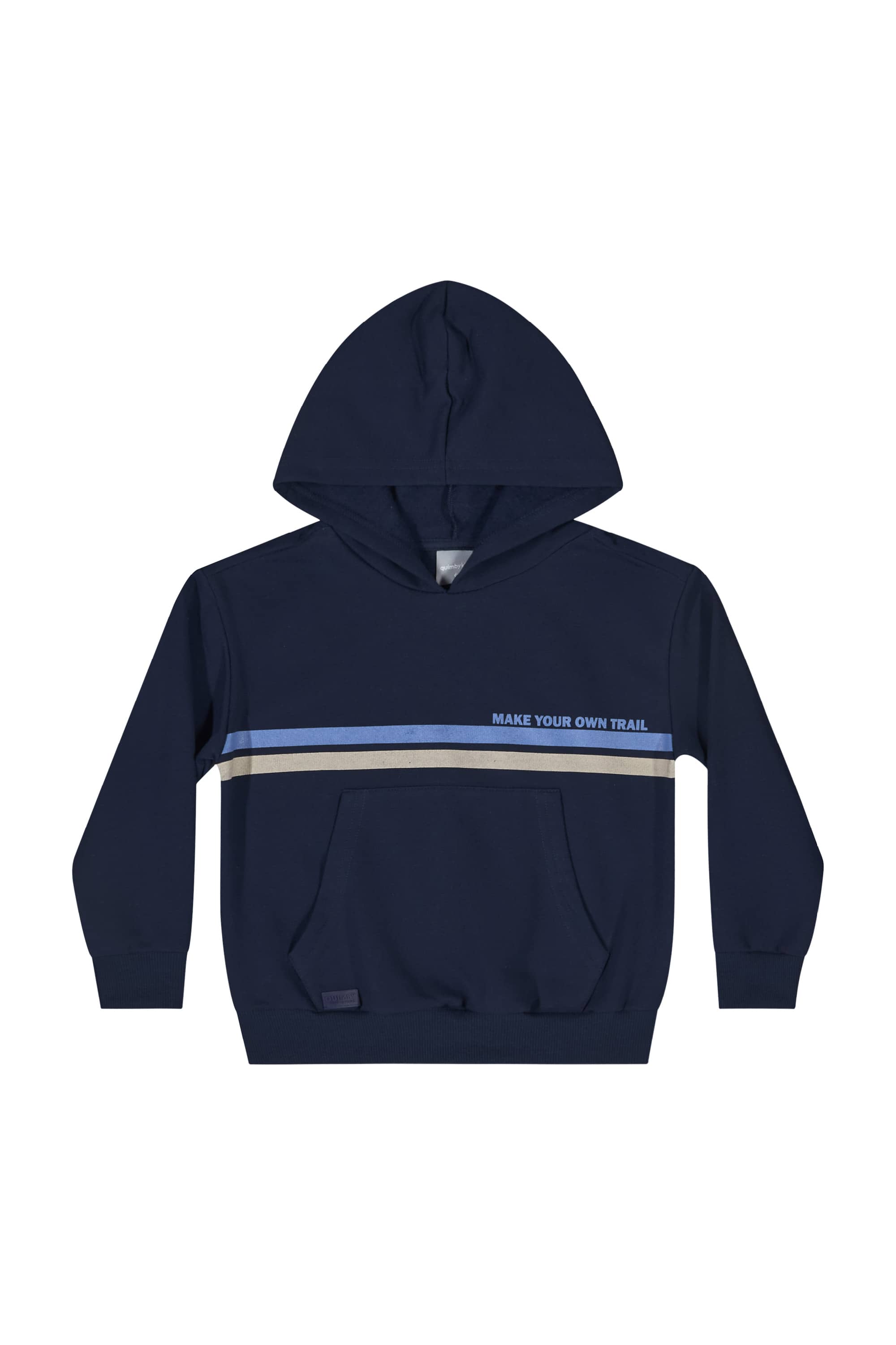 Conjunto com Blusão e Calça em Moletom para Menino (Azul Marinho) Quimby - Imagem 38