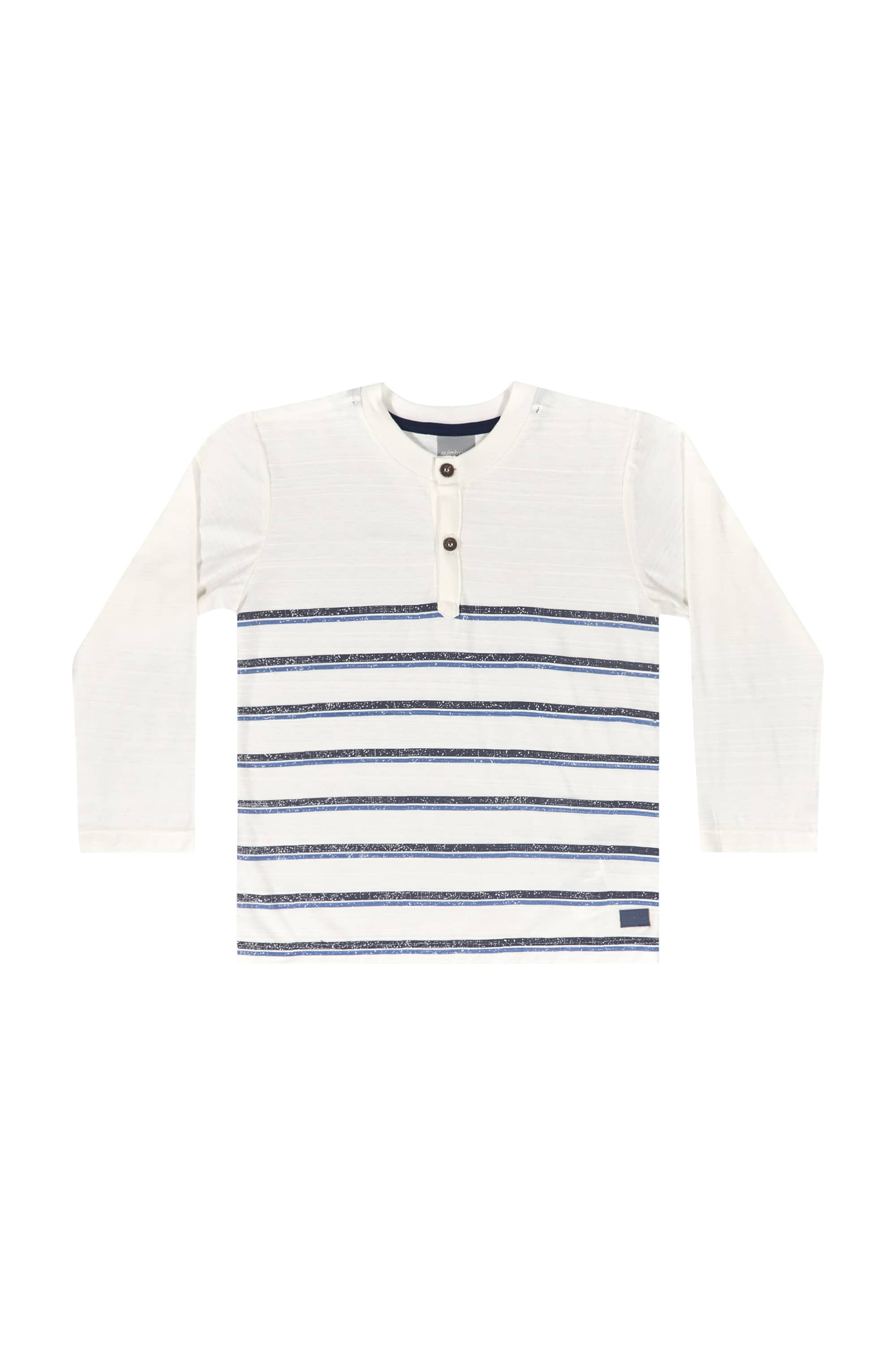 Camisa Portuguesa Manga Longa para Menino (Off White) Quimby - Imagem 2