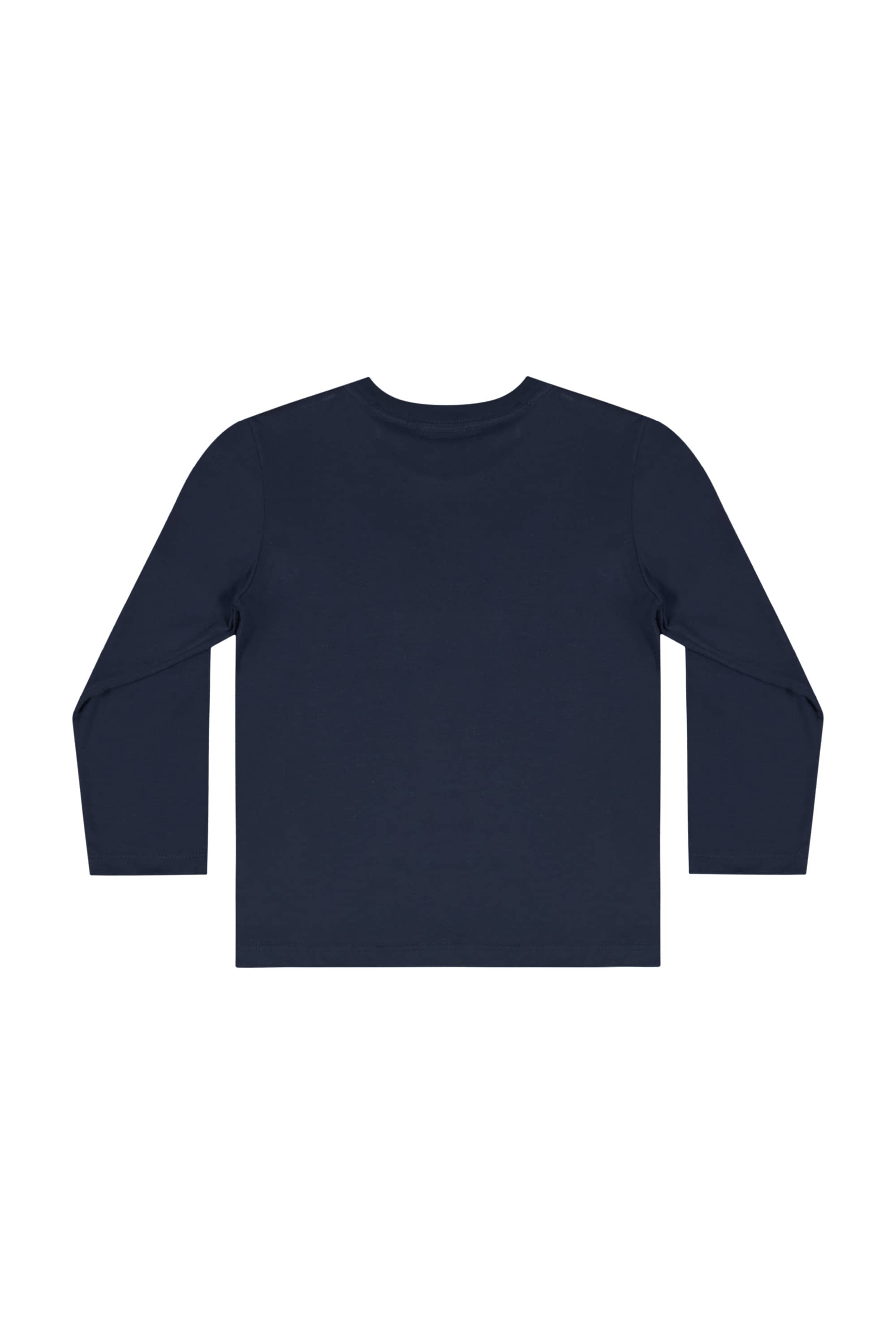 Conjunto com Camiseta Manga Longa e Calça para Menino (Azul Marinho) Quimby - Imagem 17