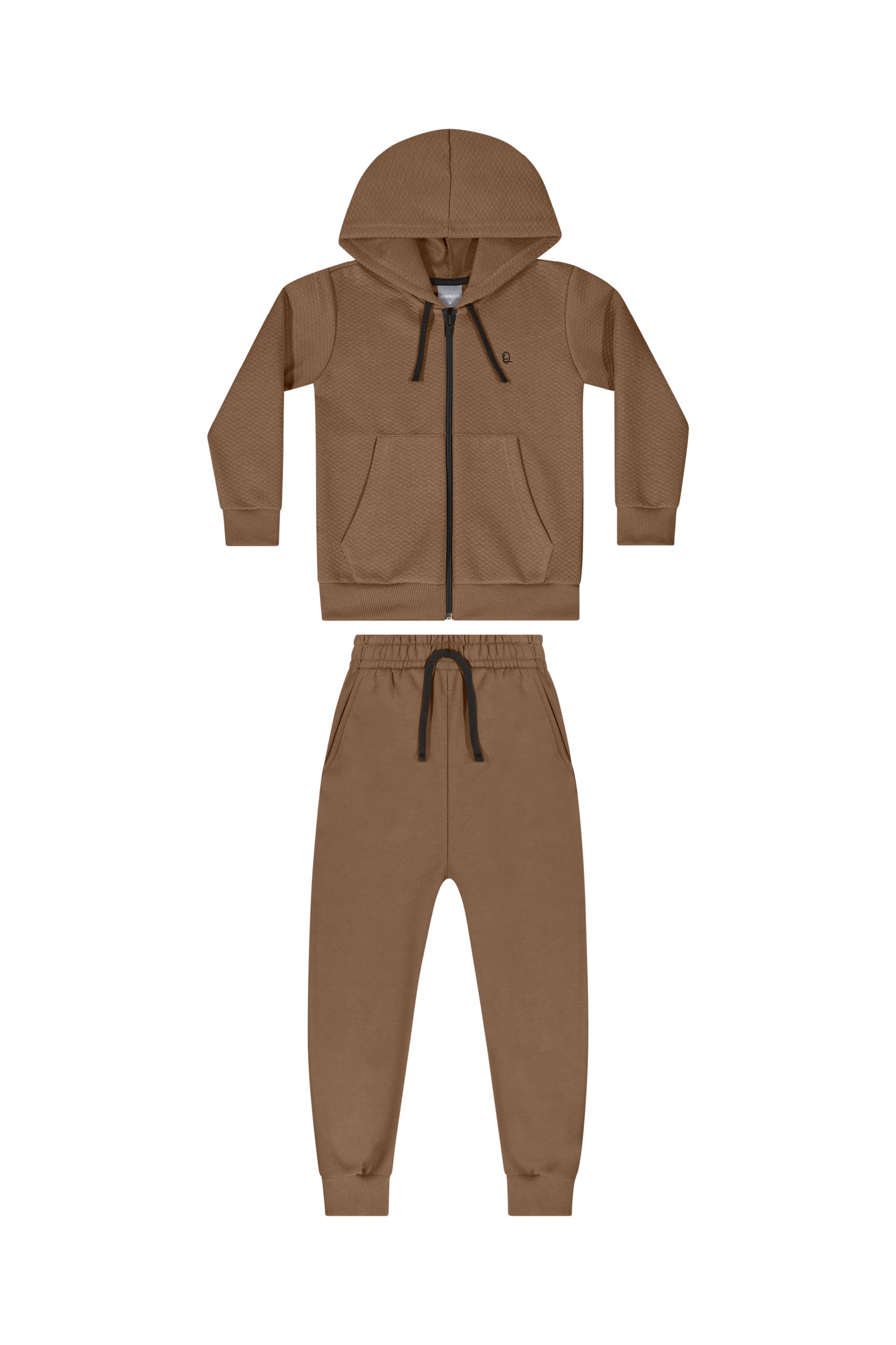 Conjunto com Jaqueta e Calça Infantil para Menino (Marrom) Quimby - Imagem 30