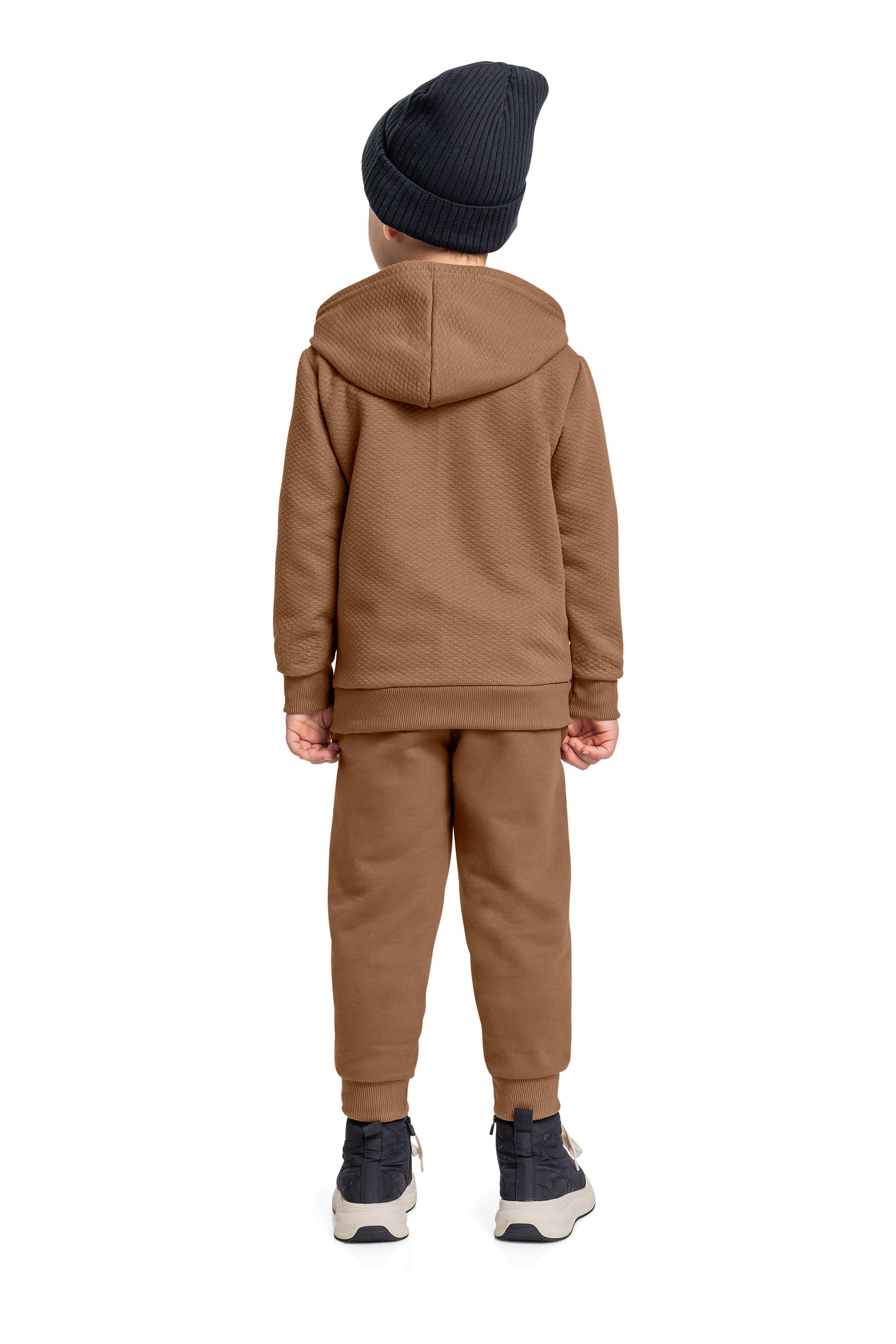Conjunto com Jaqueta e Calça Infantil para Menino (Marrom) Quimby - Imagem 26