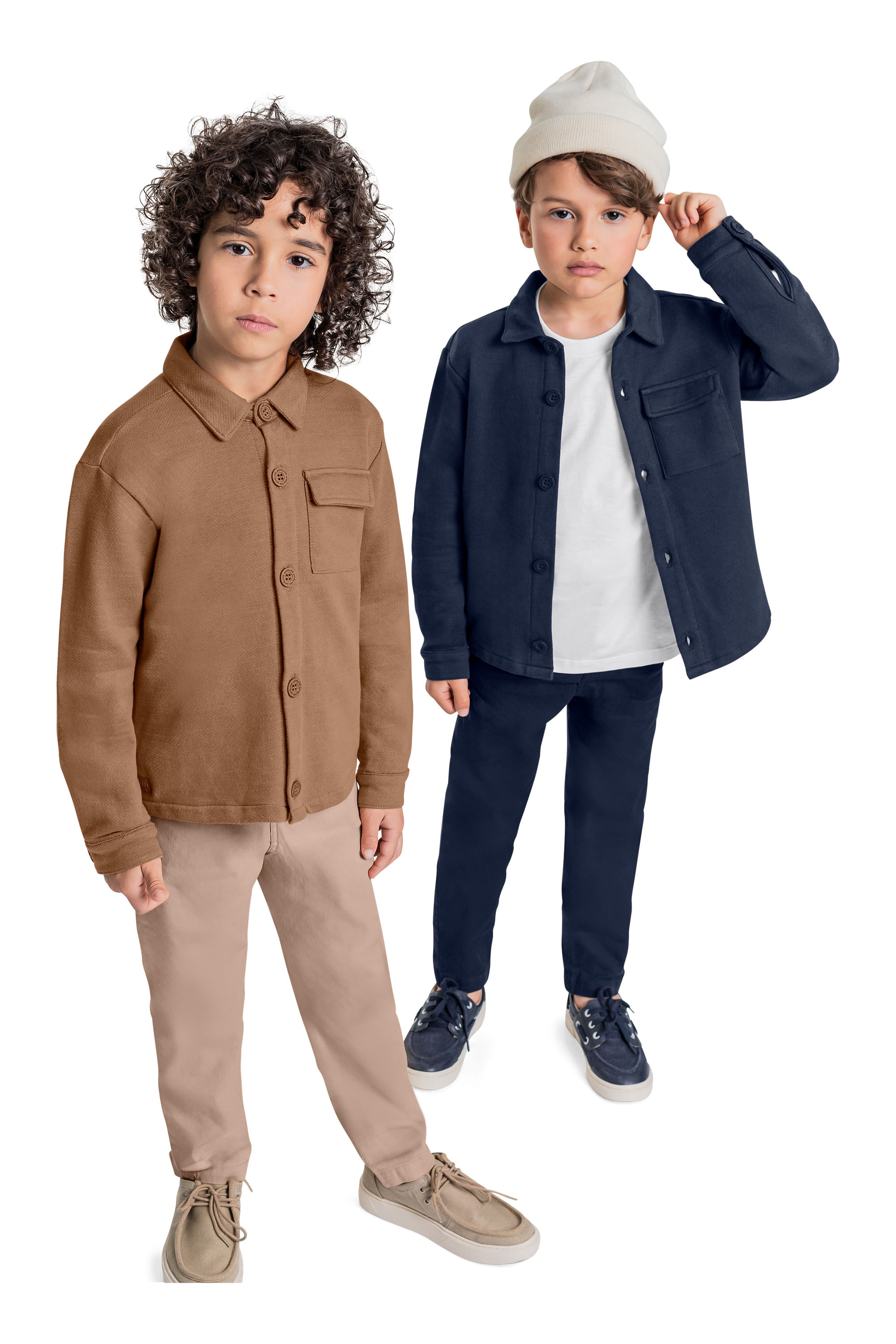 Jaqueta em Moletom para Menino (Azul Marinho) Quimby - Imagem 28