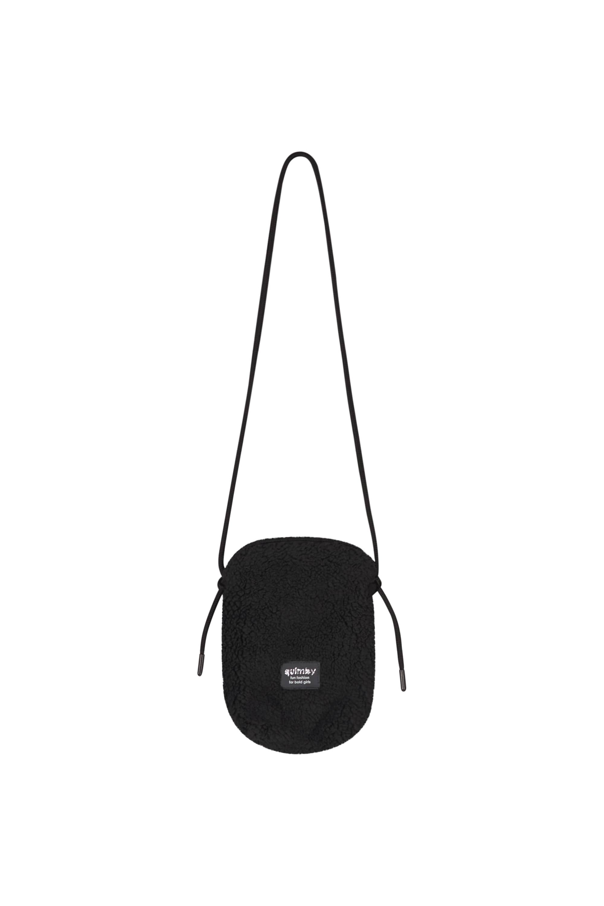 Bolsa com Pelinhos para Menina (Preto) Quimby