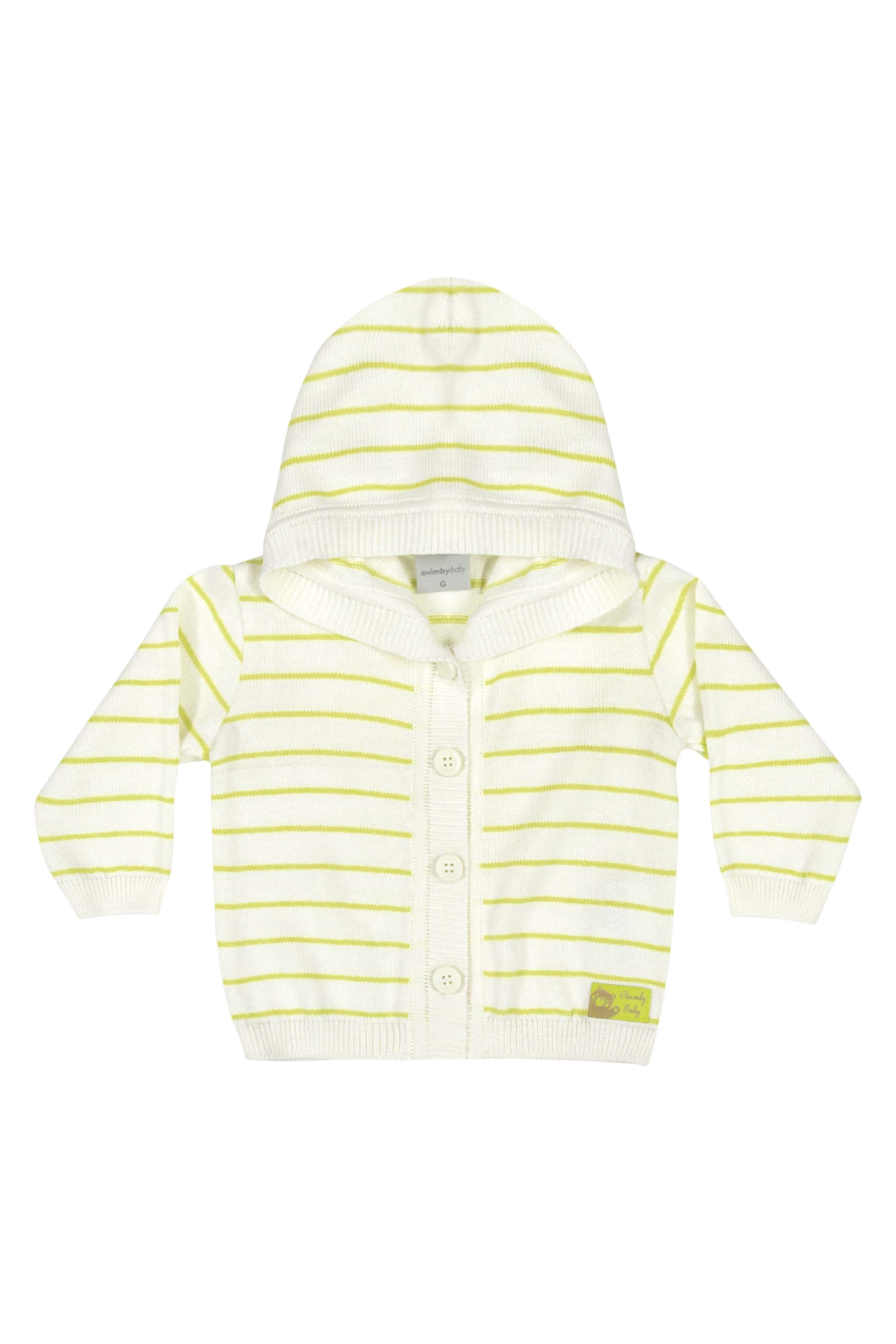 Casaco em Tricô para Bebê Unissex (Verde) Quimby - Imagem 32