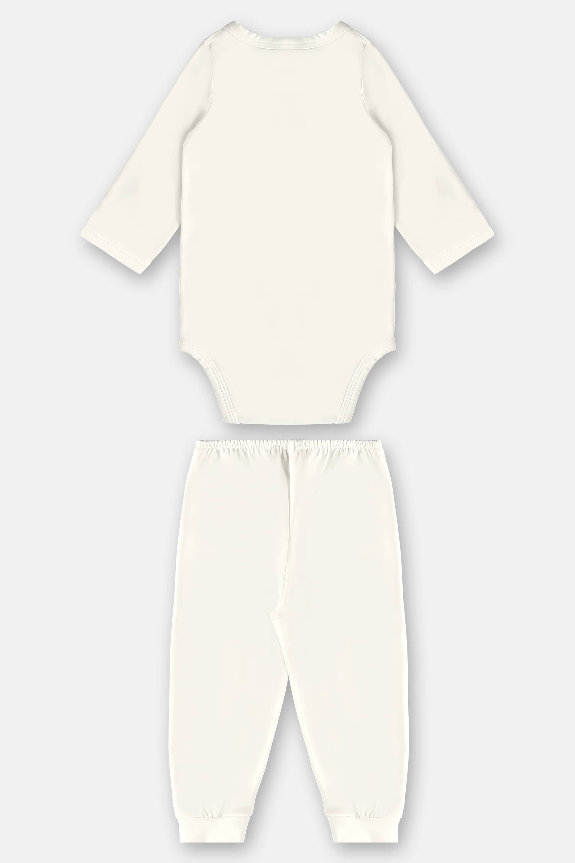 Pijama Unissex Térmico para Bebê (Bege) Up Baby - Imagem 33