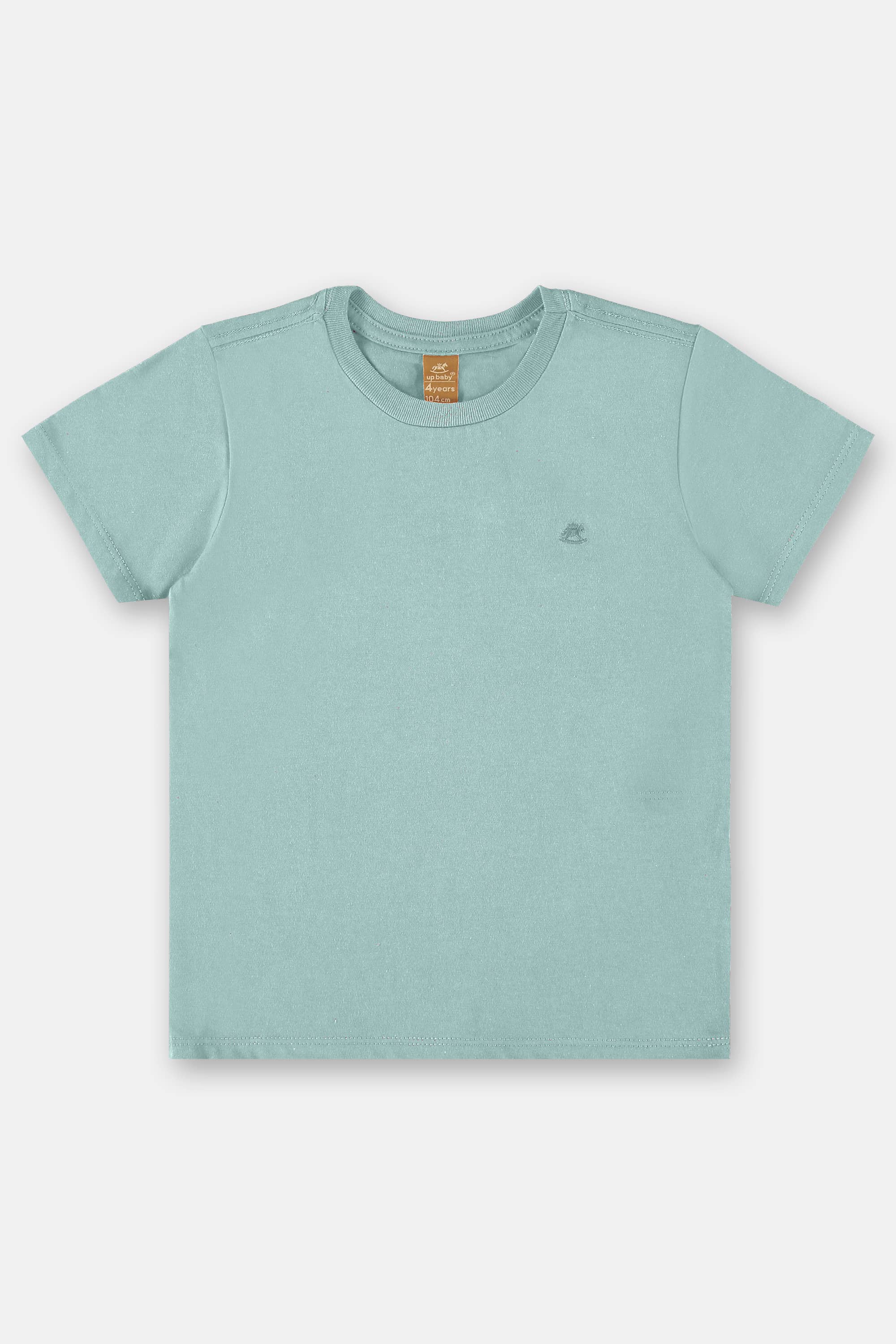 Camiseta Infantil Masculino em Meia Malha (Azul) Up Baby