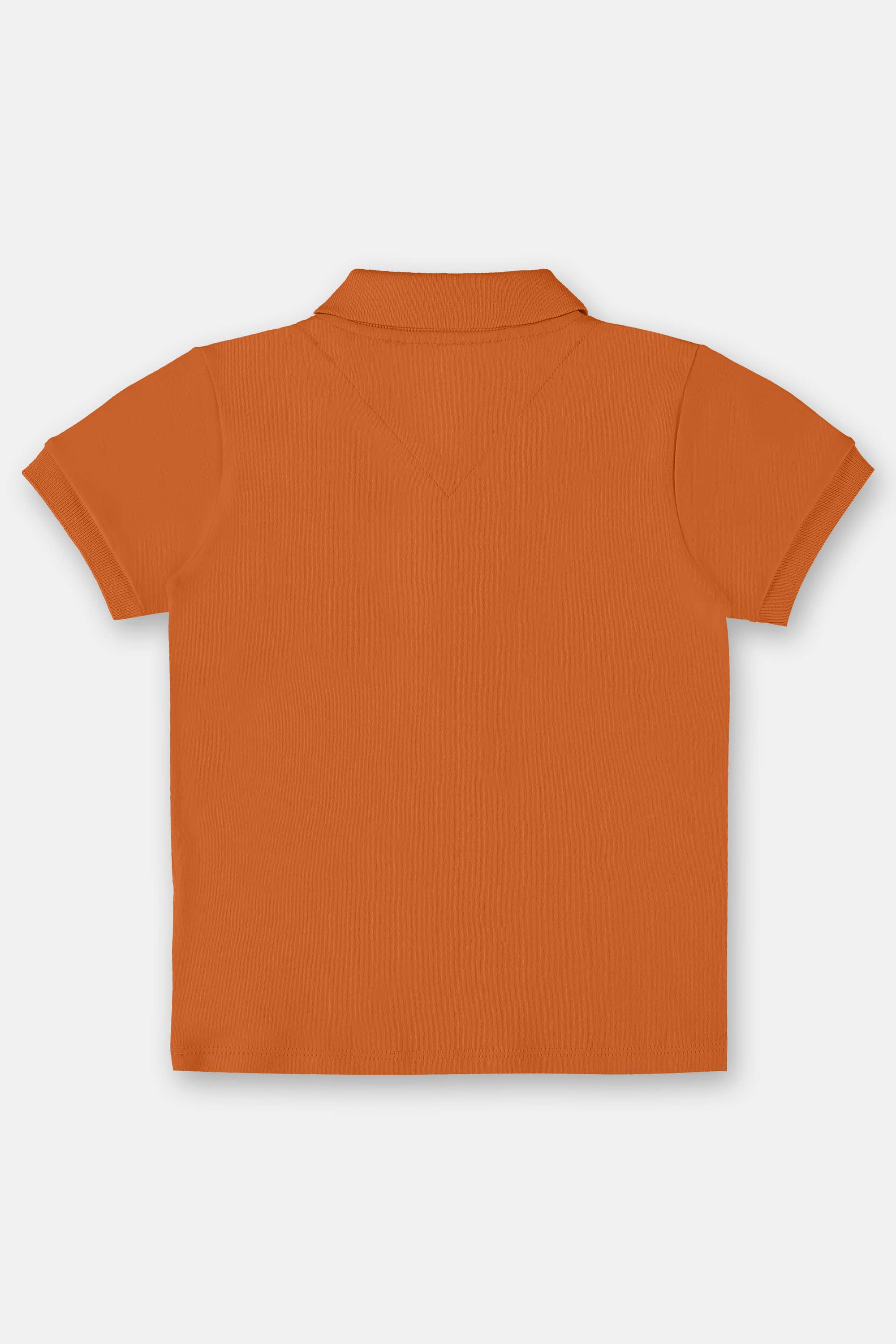 Camisa Polo Infantil para Menino em Suedine (Laranja) Up Baby - Imagem 8
