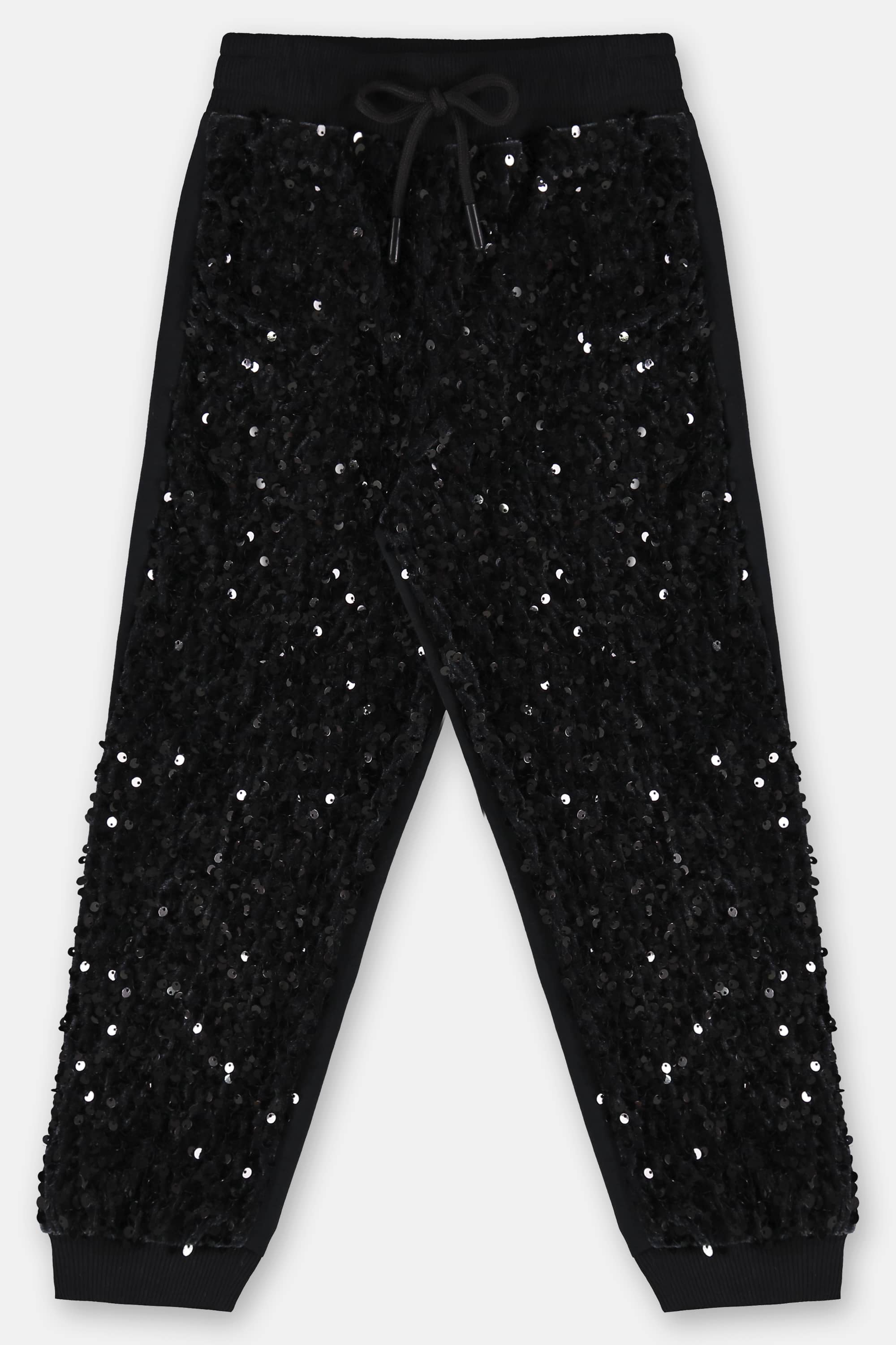 Calça Infantil Feminino em Veludo Paetê (Preto) Up Baby - Imagem 2