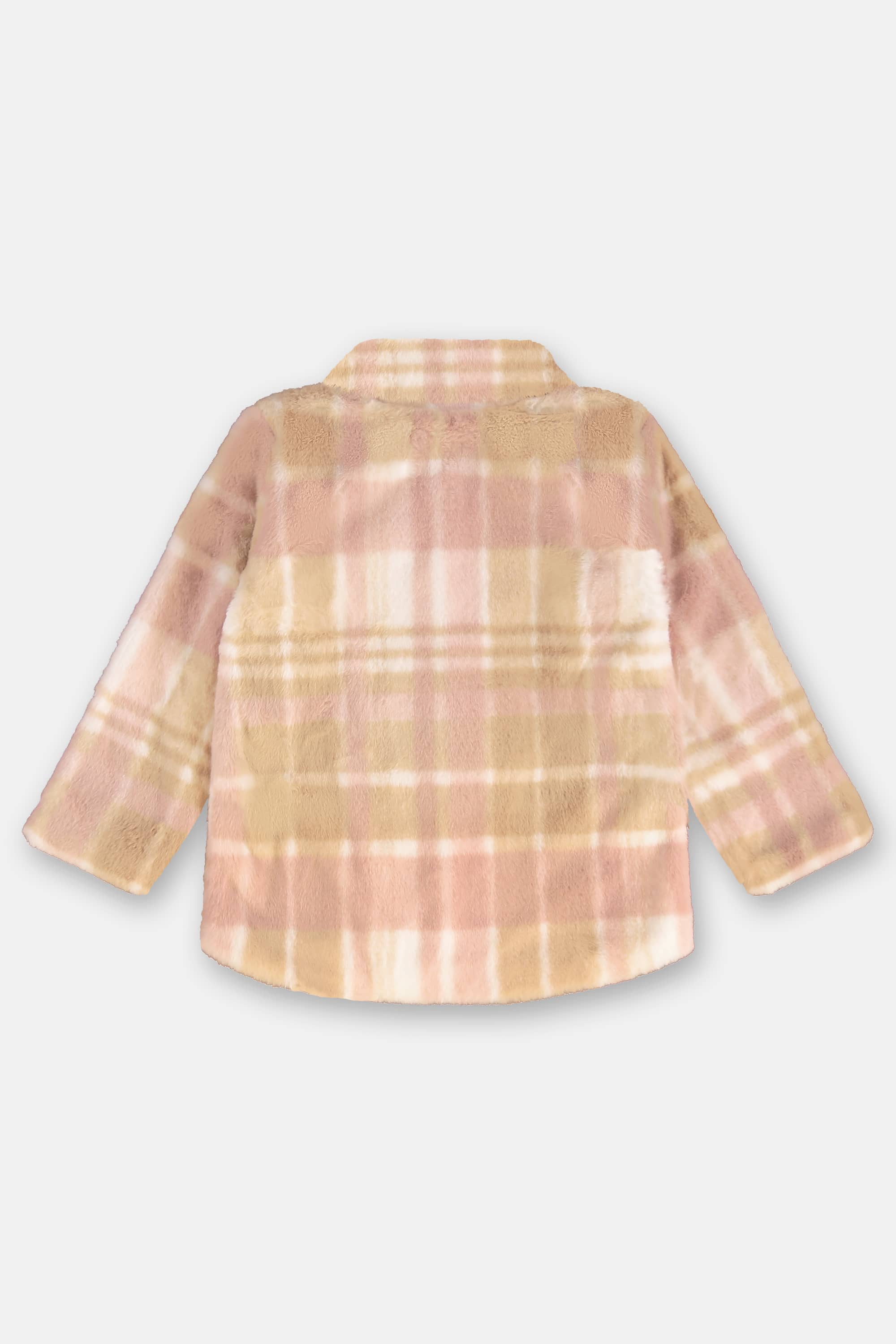 Casaco Infantil Xadrez em Pelo Sintético (Rosa) Up Baby - Imagem 21