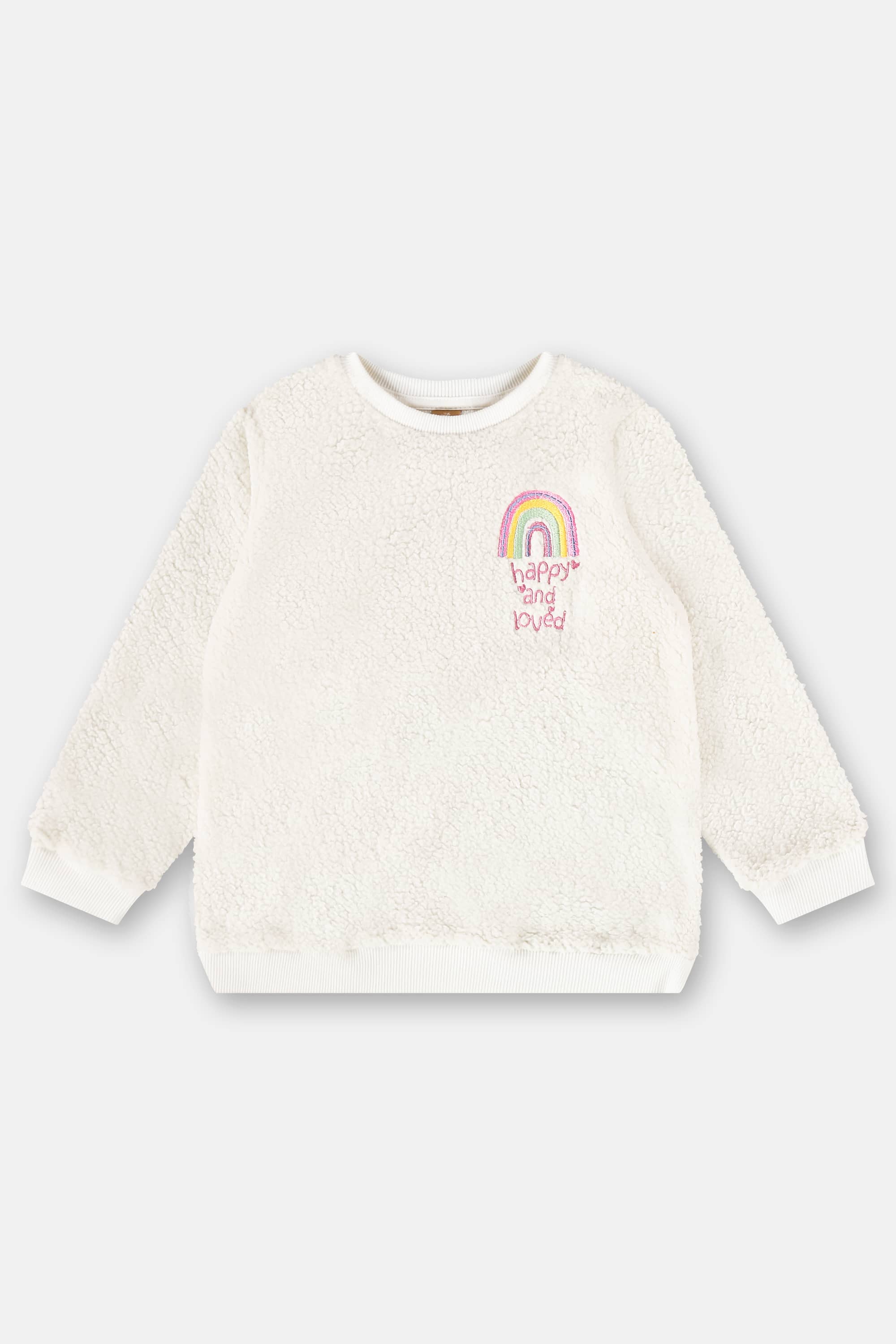 Conjunto Infantil com Blusão e Calça Peluciada (Off White) Up Baby - Imagem 10