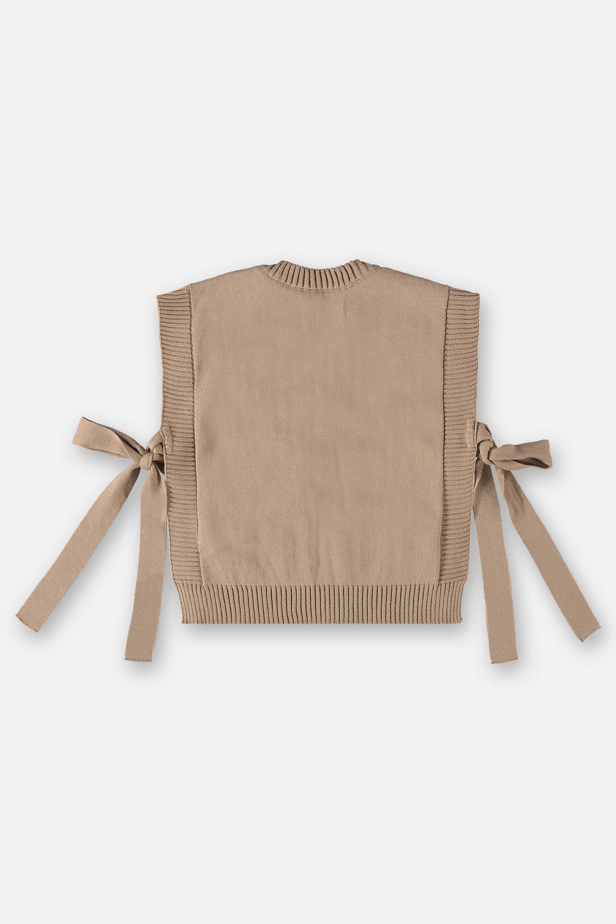 Colete em Tricô Infantil Menina (Off White) Up Baby - Imagem 11