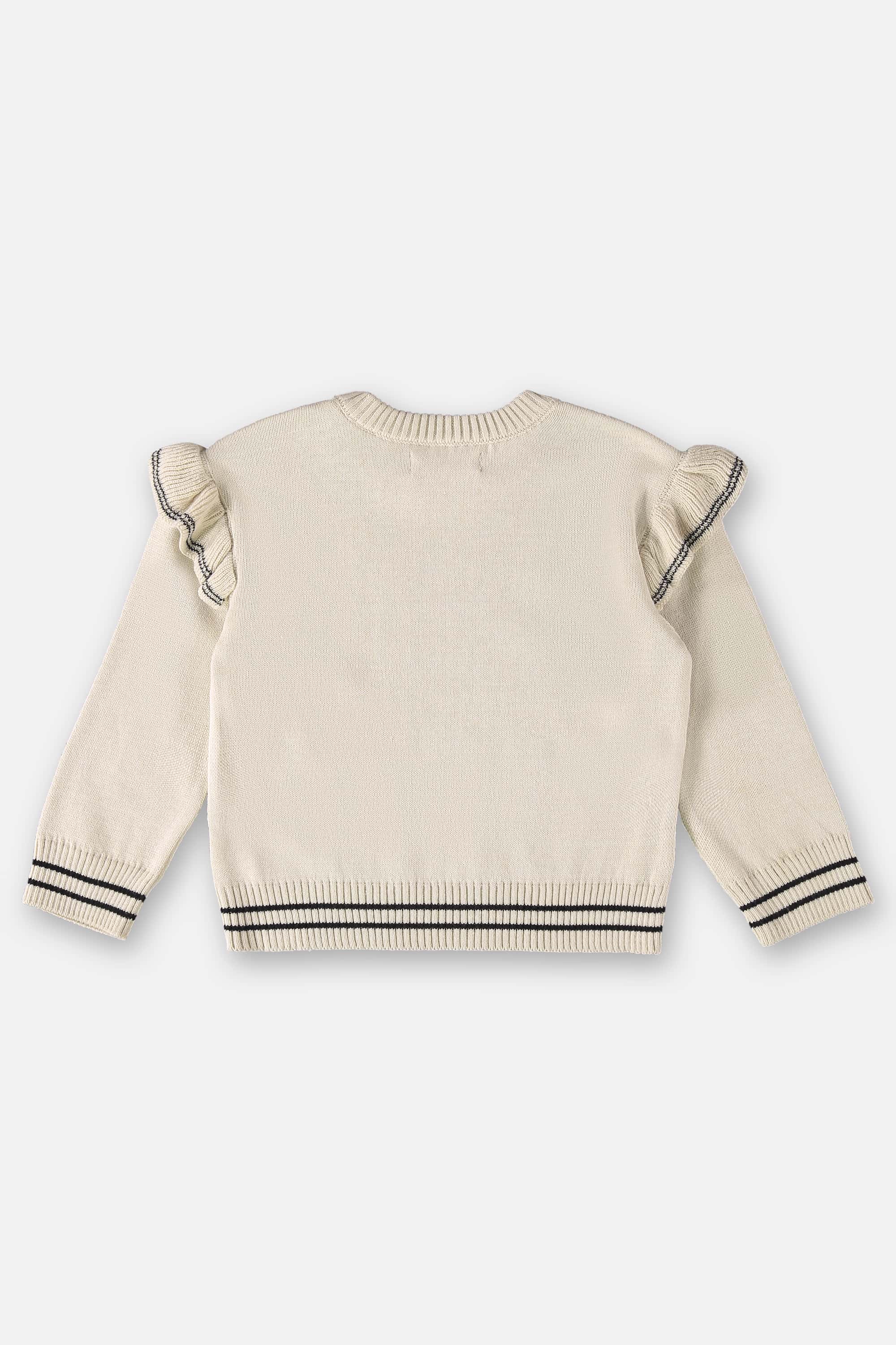 Blusão em Tricô Infantil Menina (Bege) Up Baby - Imagem 7