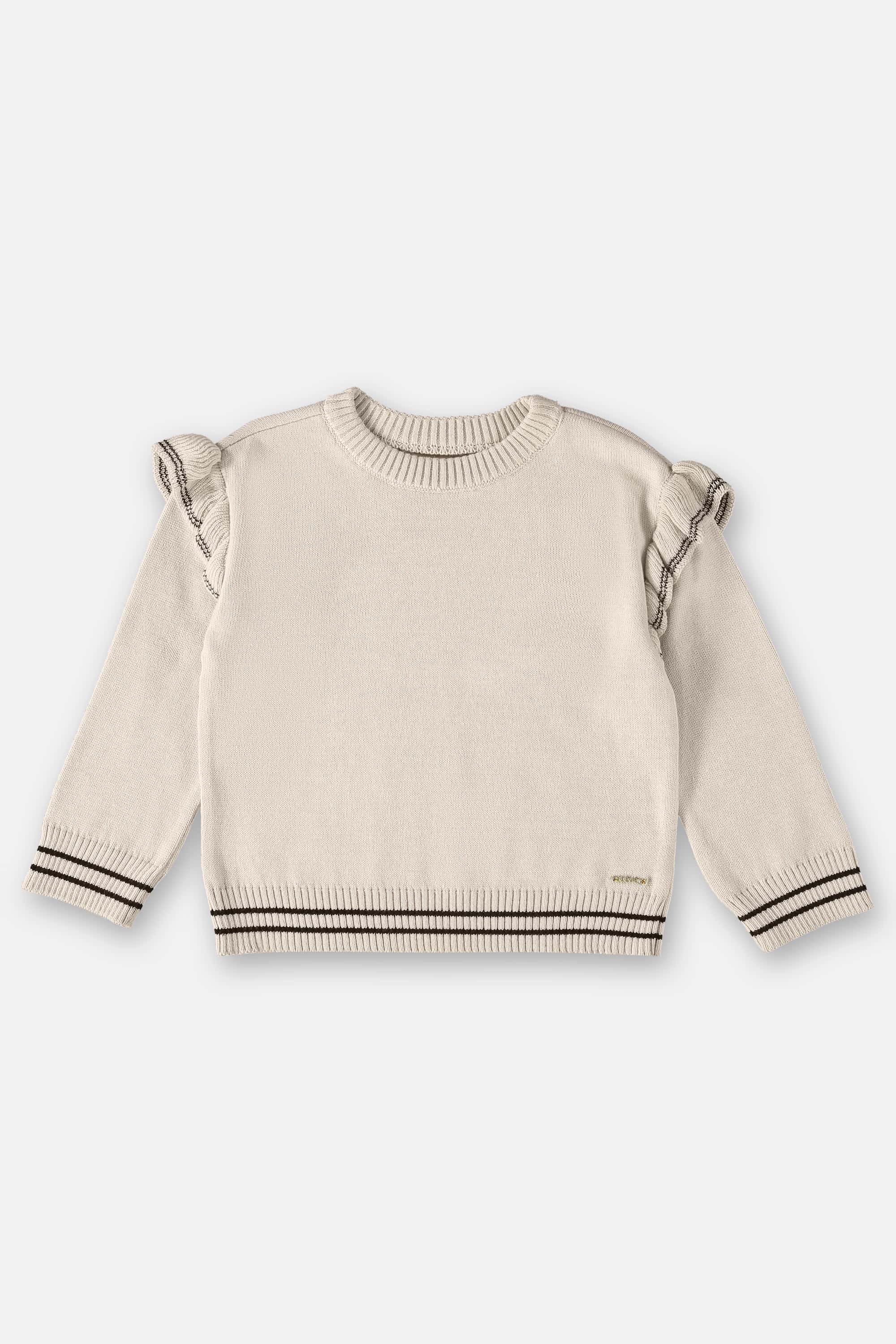 Blusão em Tricô Infantil Menina (Bege) Up Baby - Imagem 14