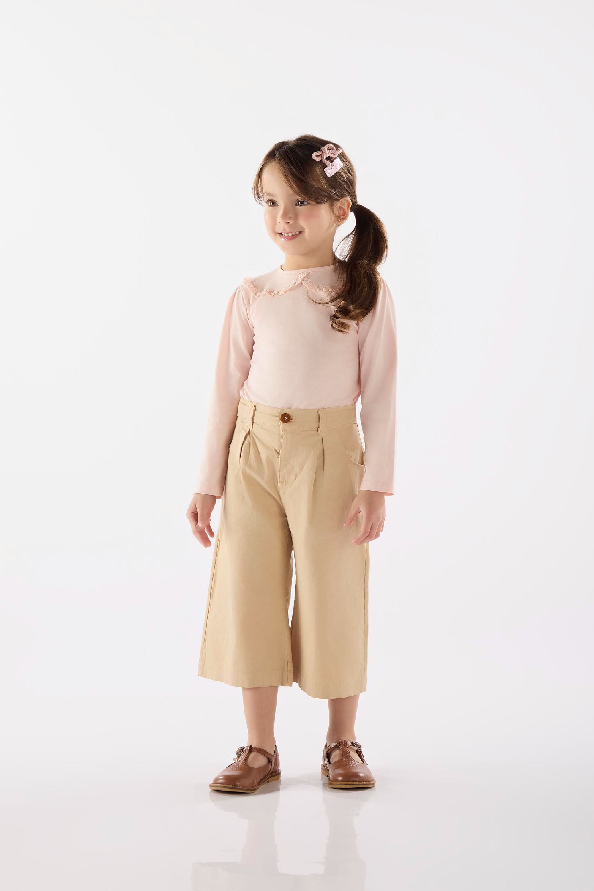 Blusa Infantil Manga Longa em Meia Malha (Rosa) Up Baby - Imagem 16