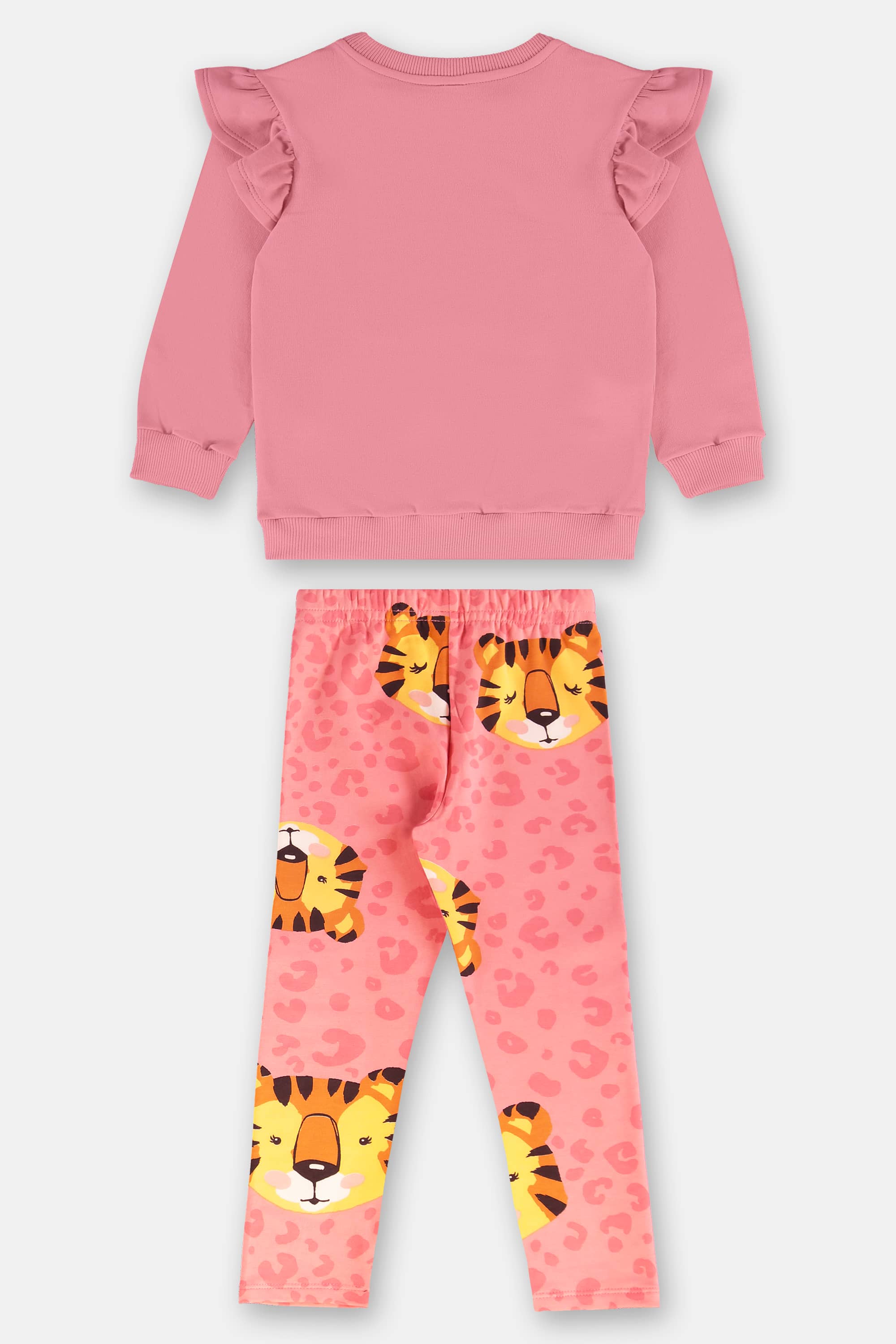 Conjunto Blusão e Legging em Molecotton (Rosa) Up Baby - Imagem 5