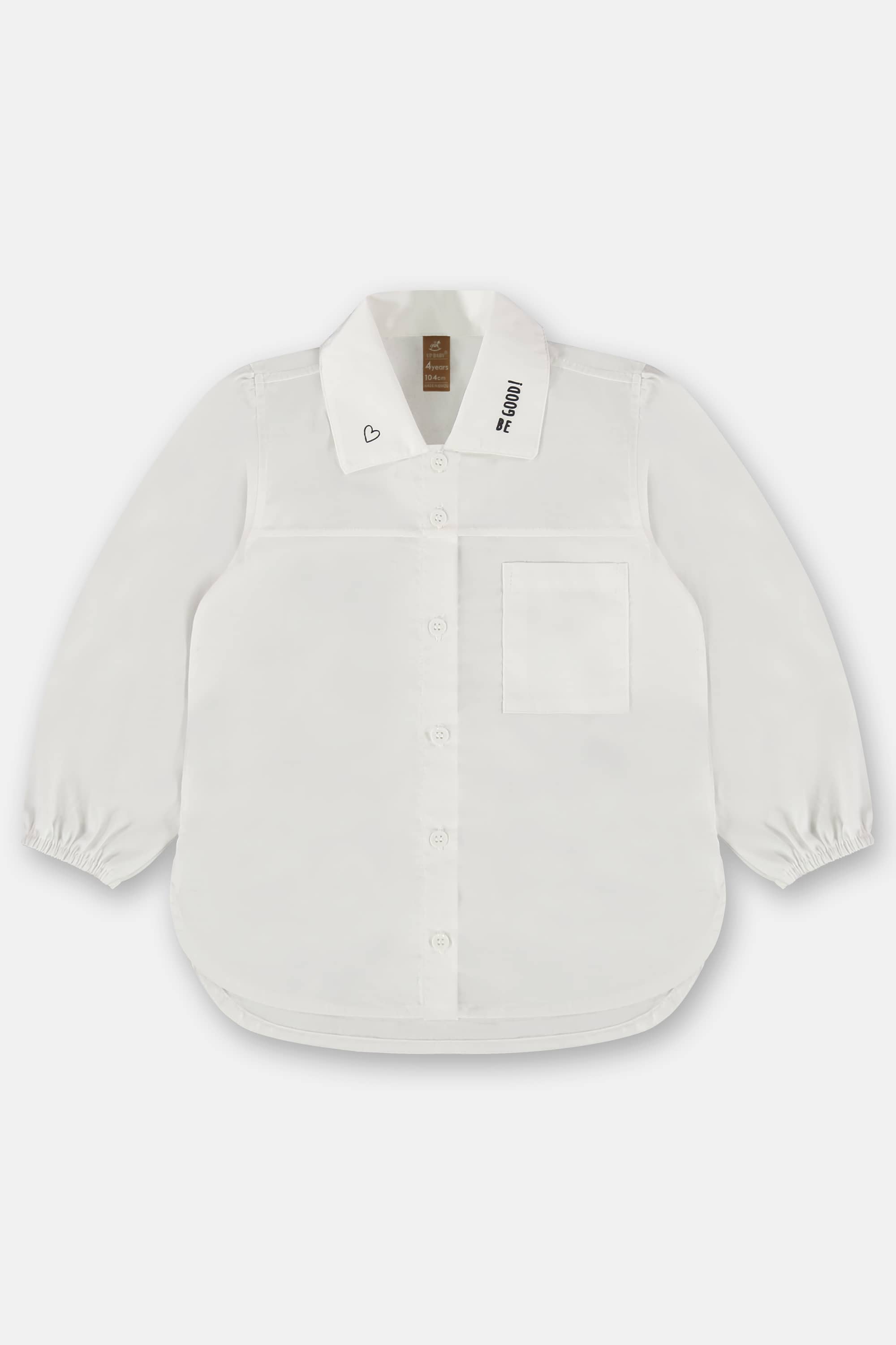 Camisa Manga Longa Infantil Feminino (Off White) Up Baby - Imagem 17